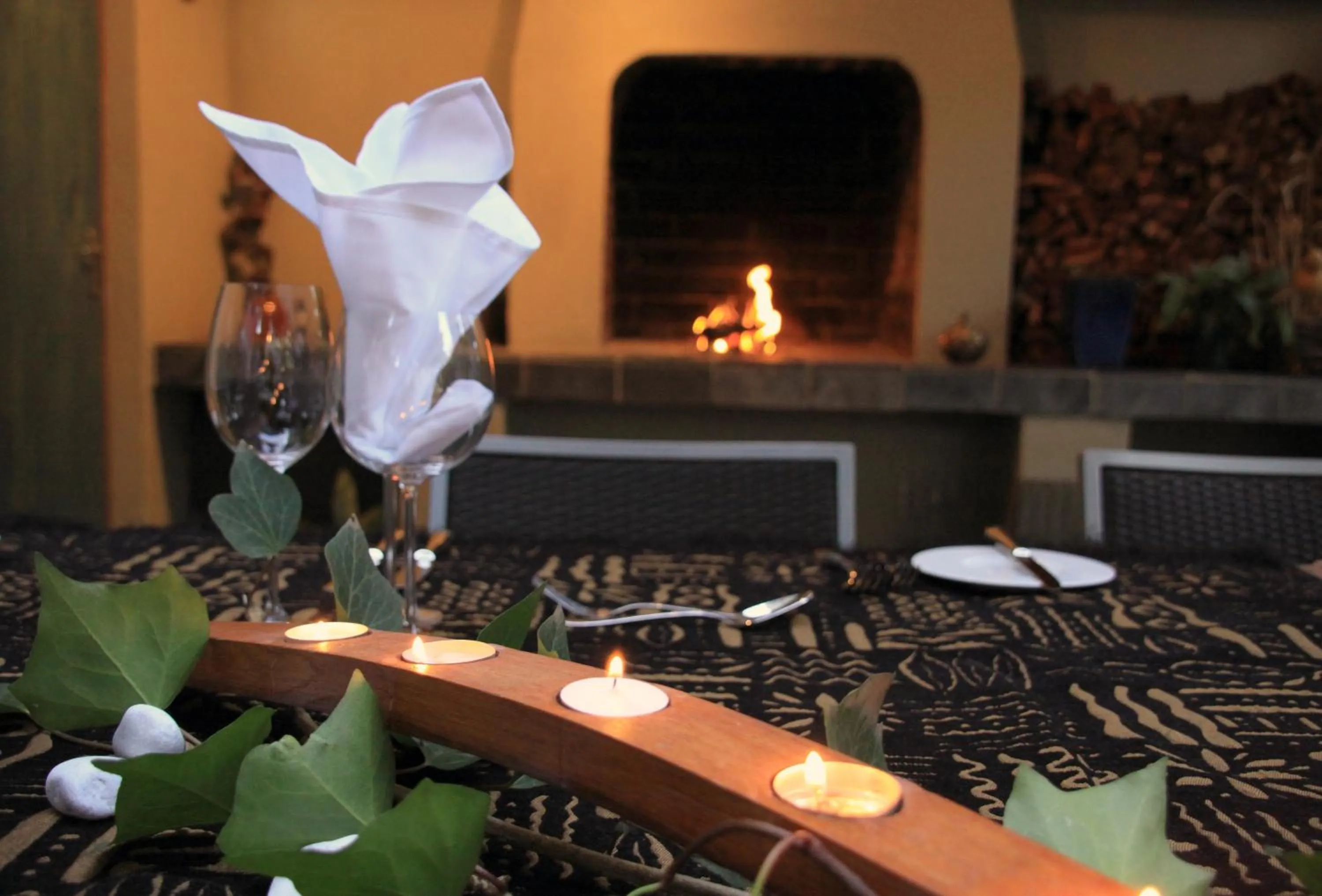 Decorative detail in African Rock Hotel & Spa, a "Boutique Lifestyle Resort"