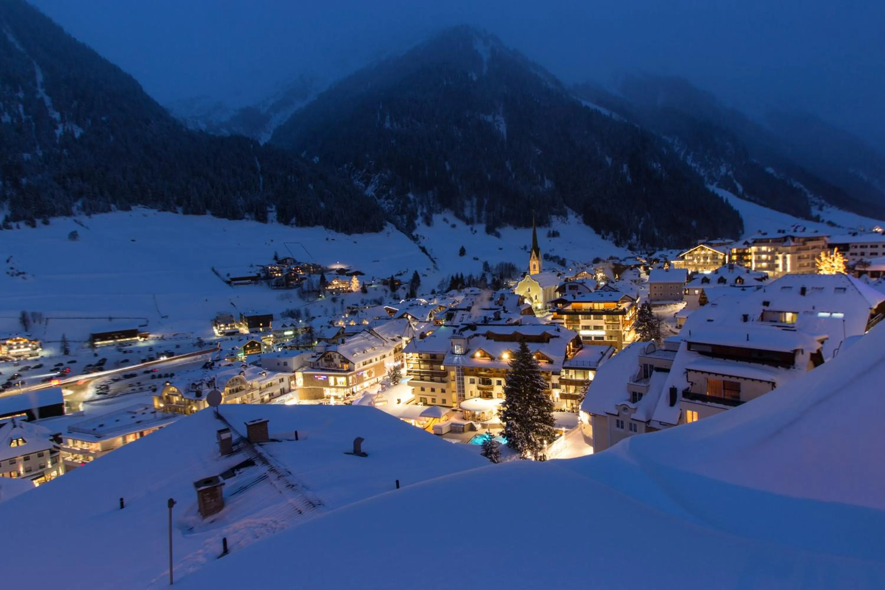 Mountain view in Hotel Garni Försterheim