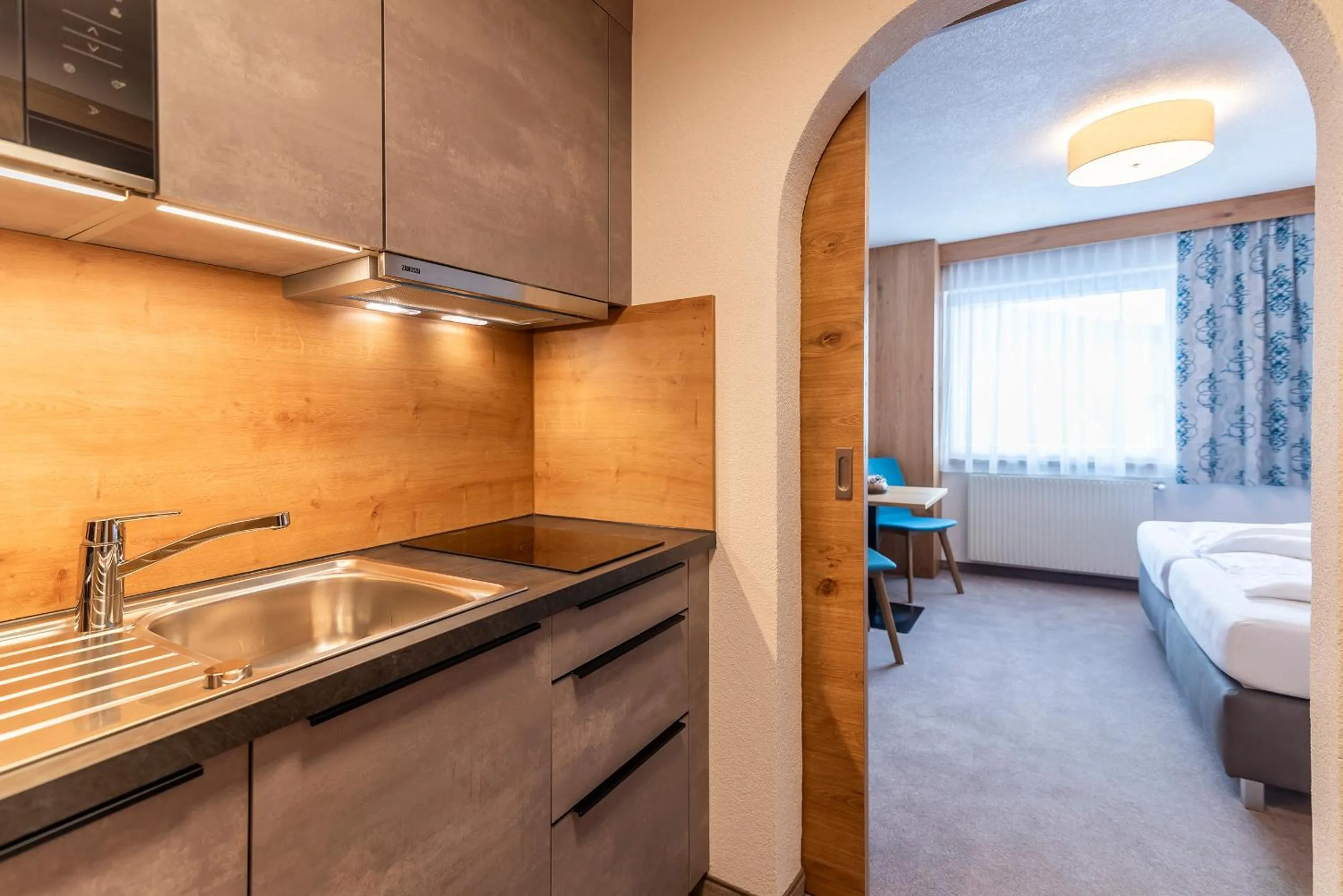 Bed in Hotel Garni Försterheim