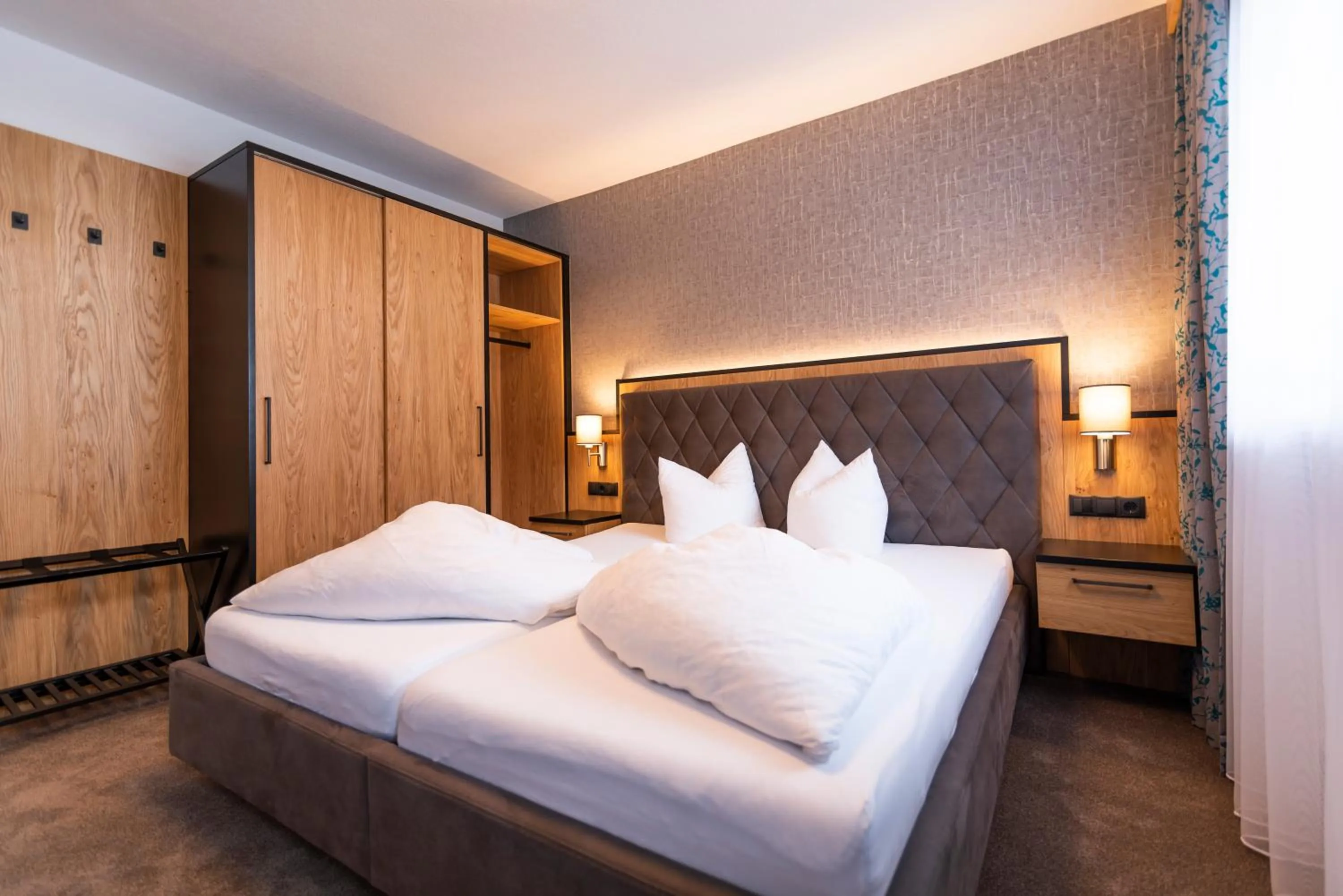 Bedroom, Bed in Hotel Garni Försterheim