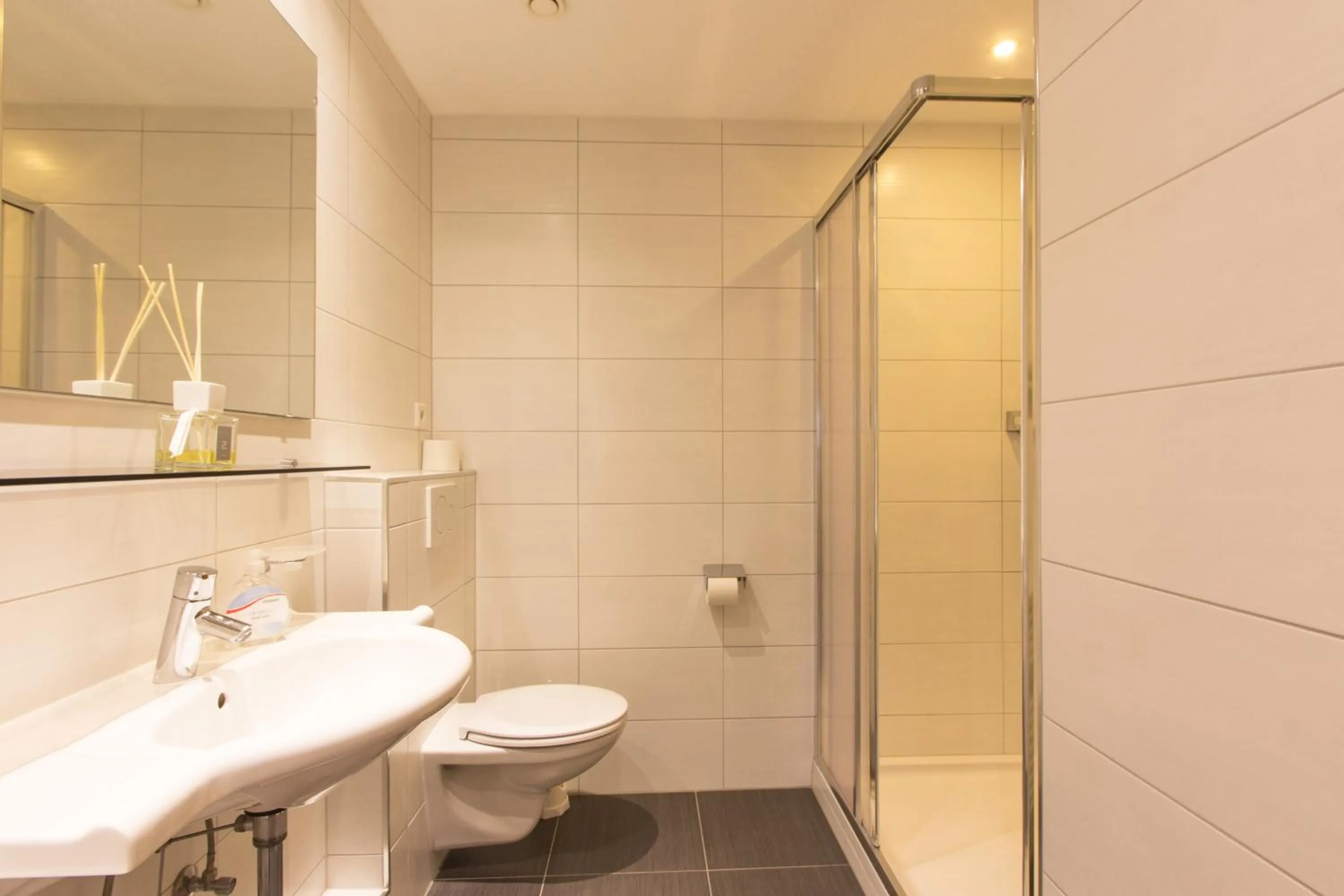 Bathroom in Hotel Garni Försterheim