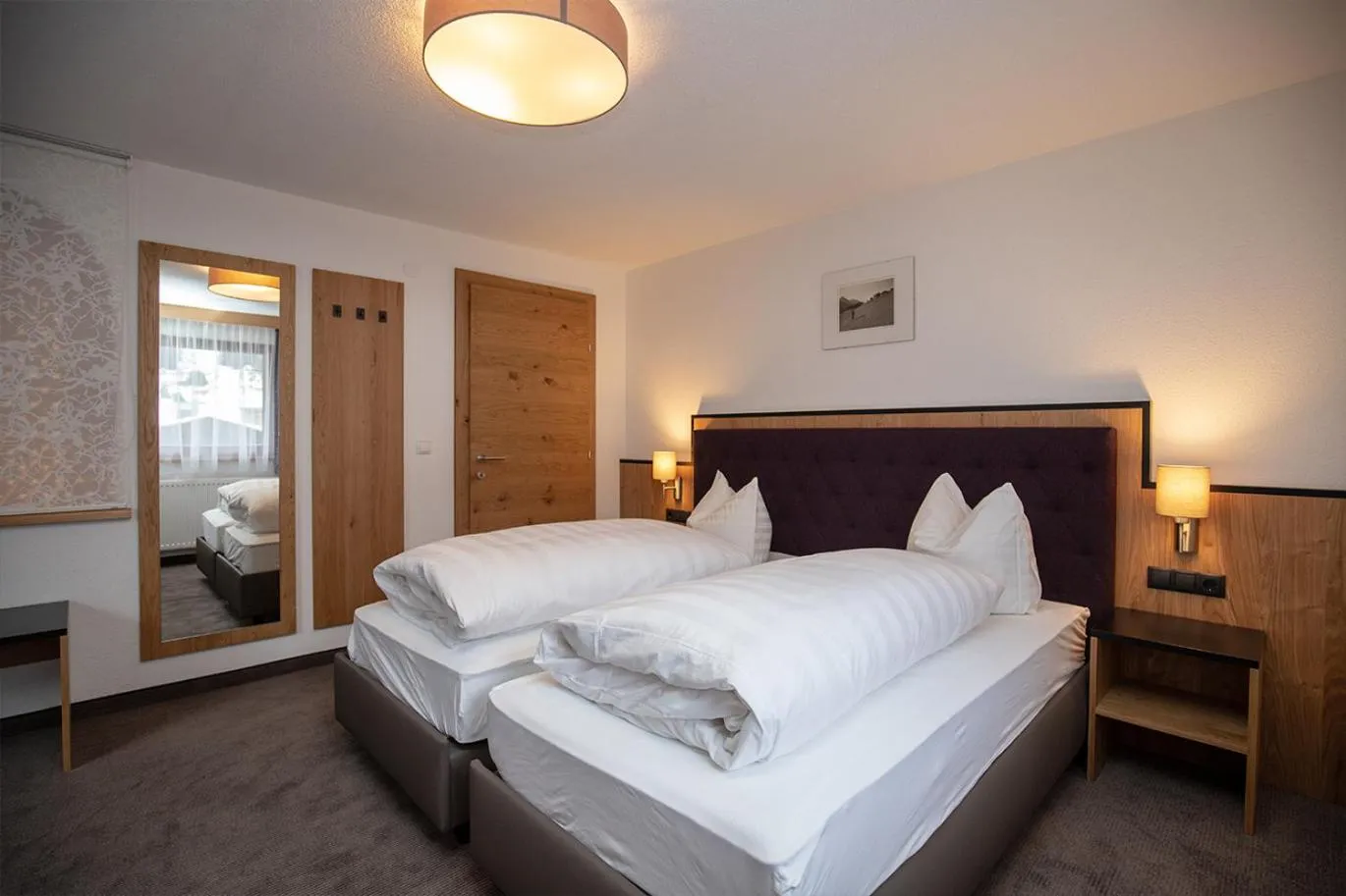 Bedroom, Bed in Hotel Garni Försterheim