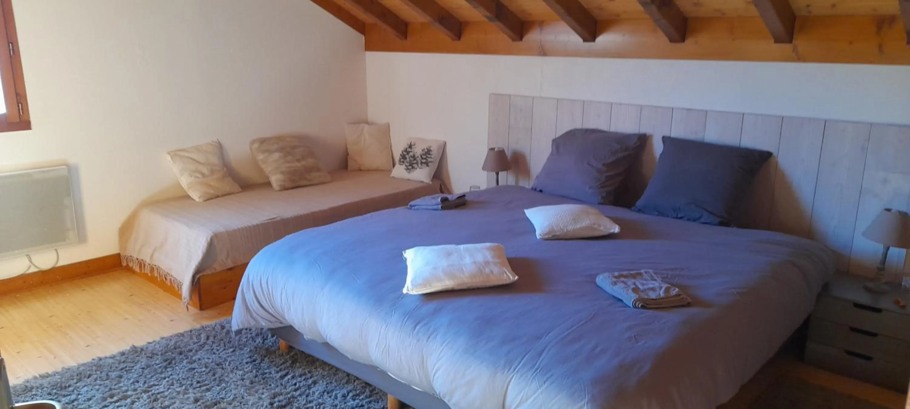 Bed in Chambre d'Hôtes Barnabas