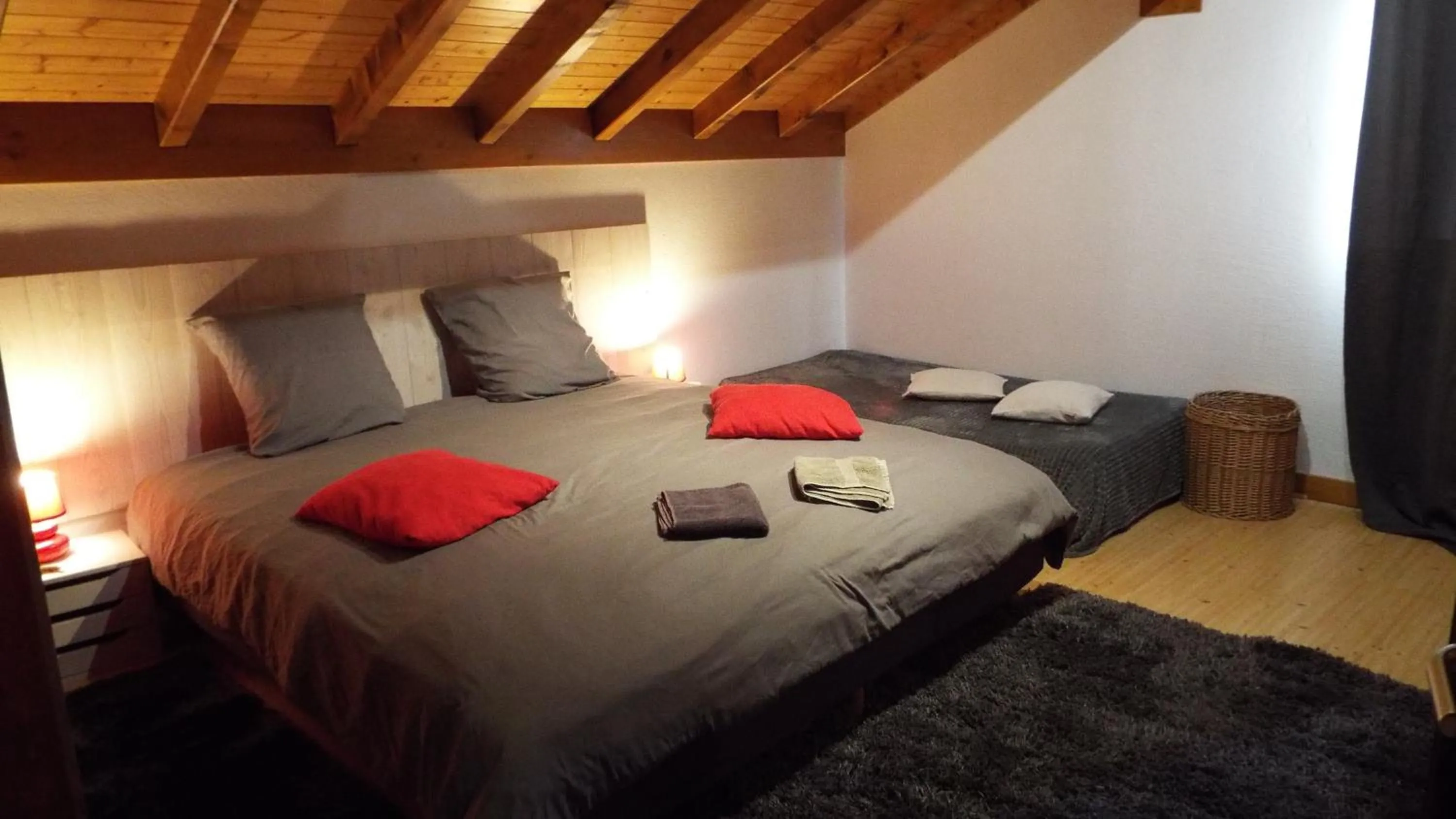 Bed in Chambre d'Hôtes Barnabas