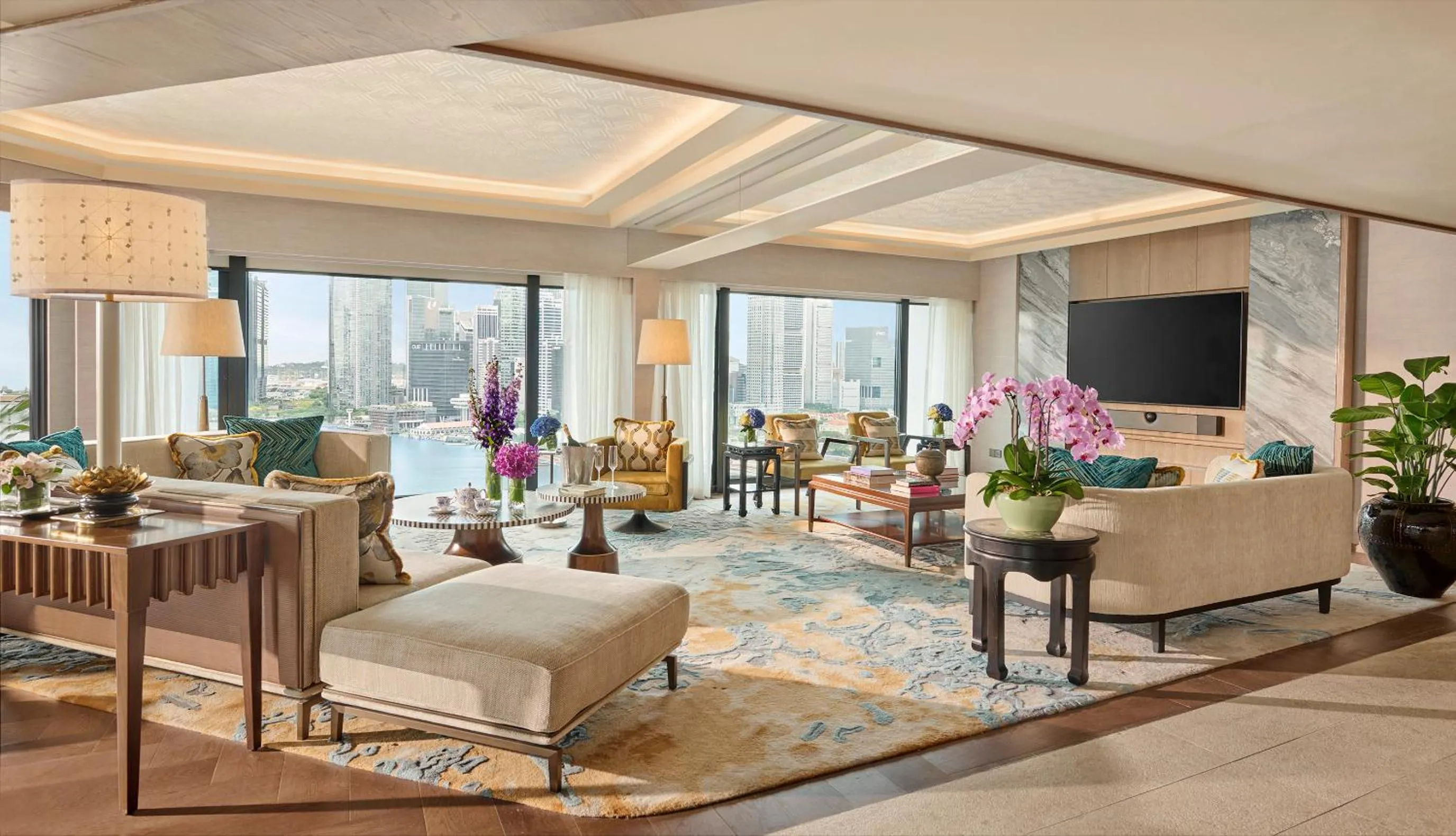 Living room in Mandarin Oriental, Singapore