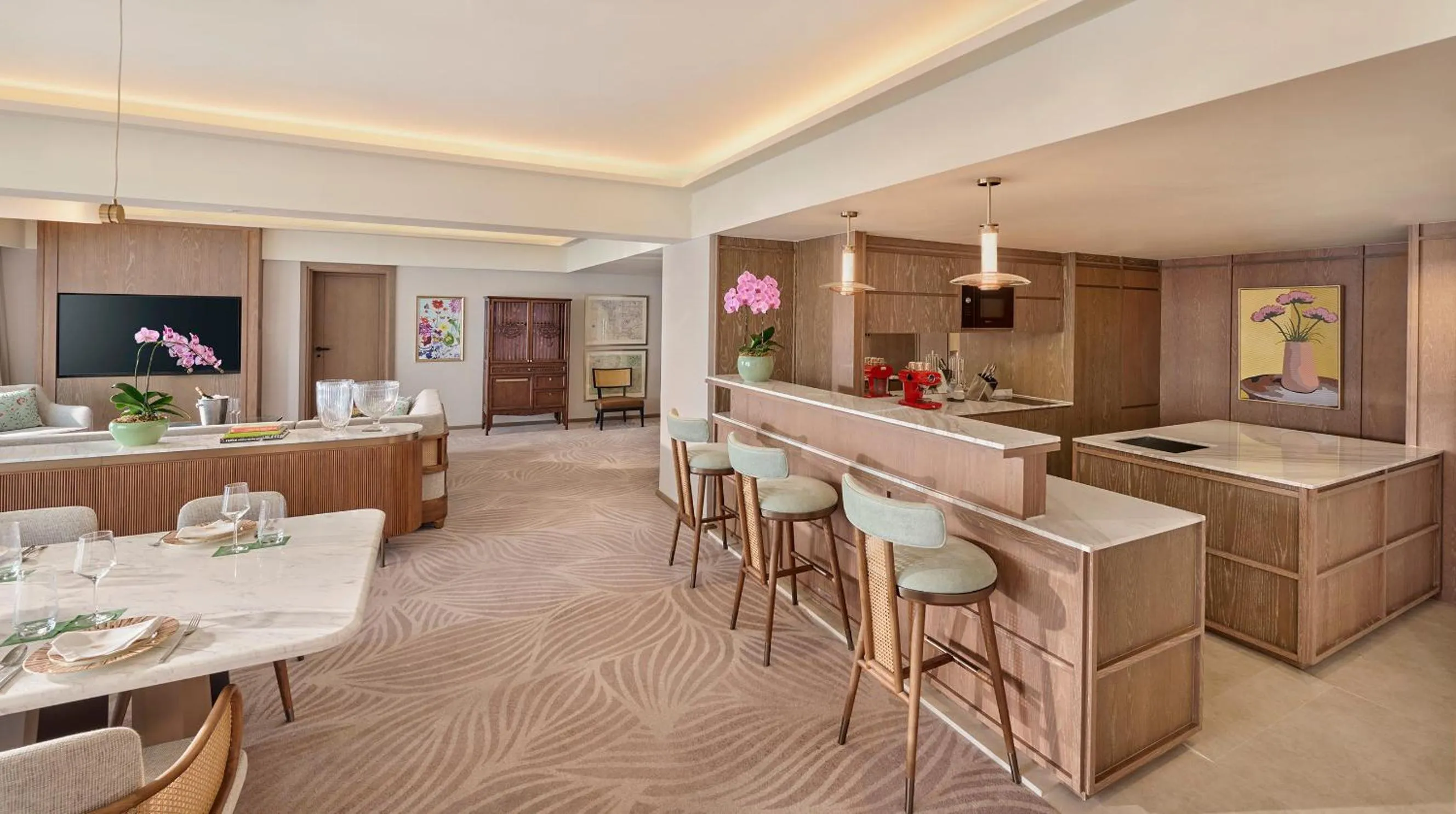 Bedroom in Mandarin Oriental, Singapore