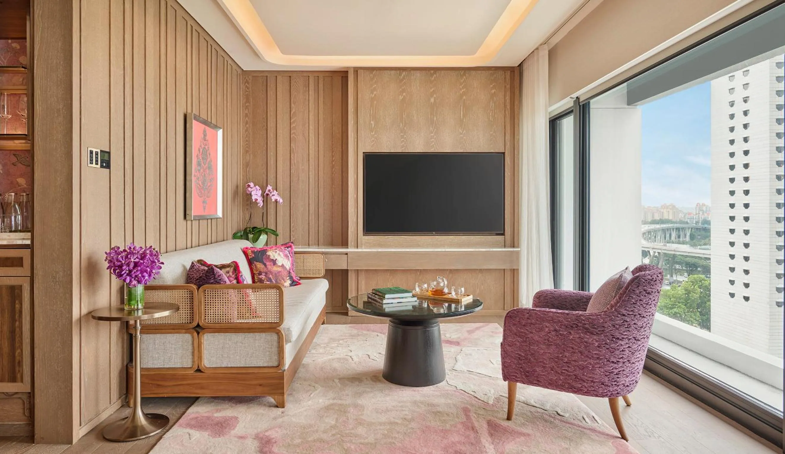 Bedroom in Mandarin Oriental, Singapore