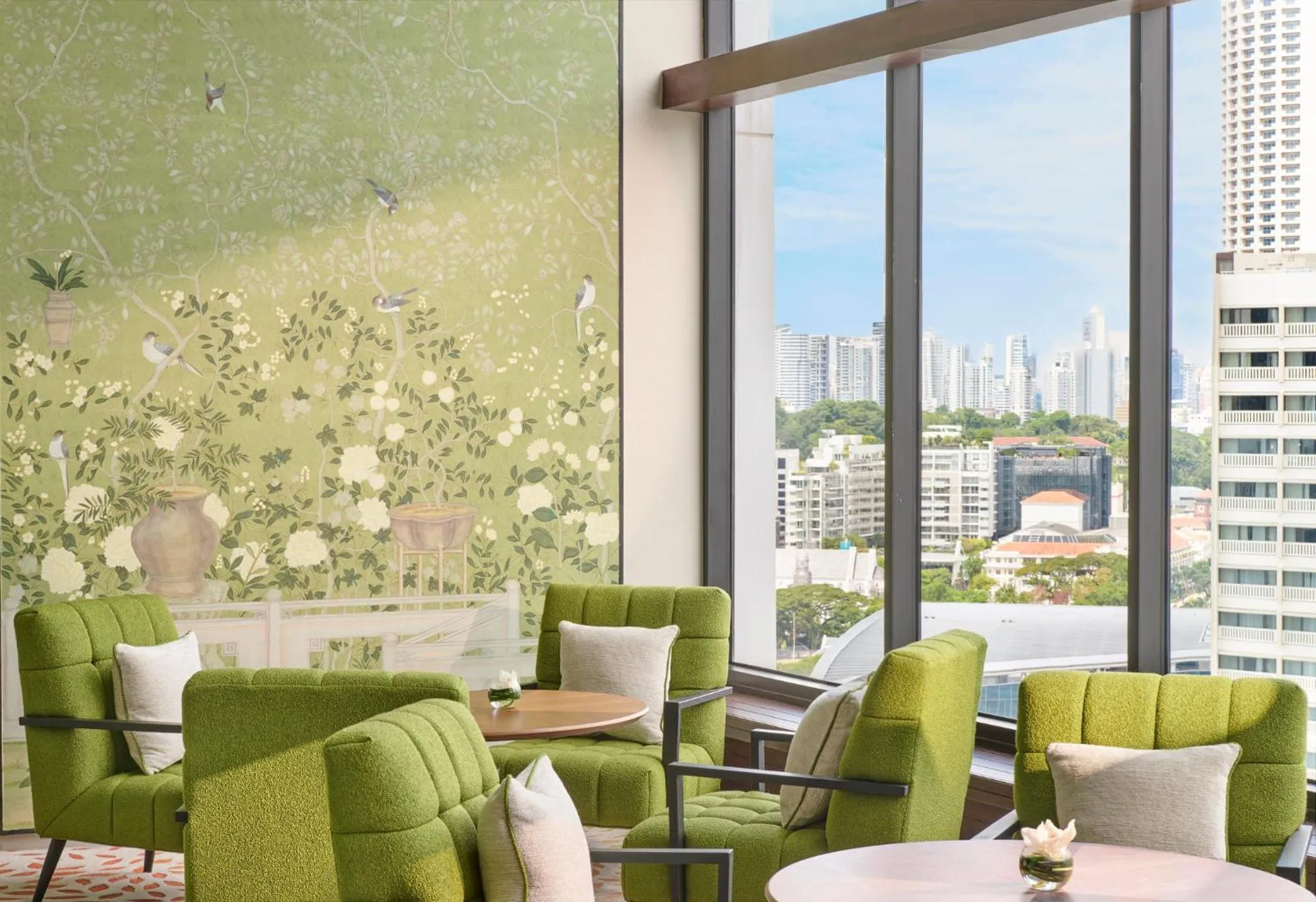 Decorative detail in Mandarin Oriental, Singapore