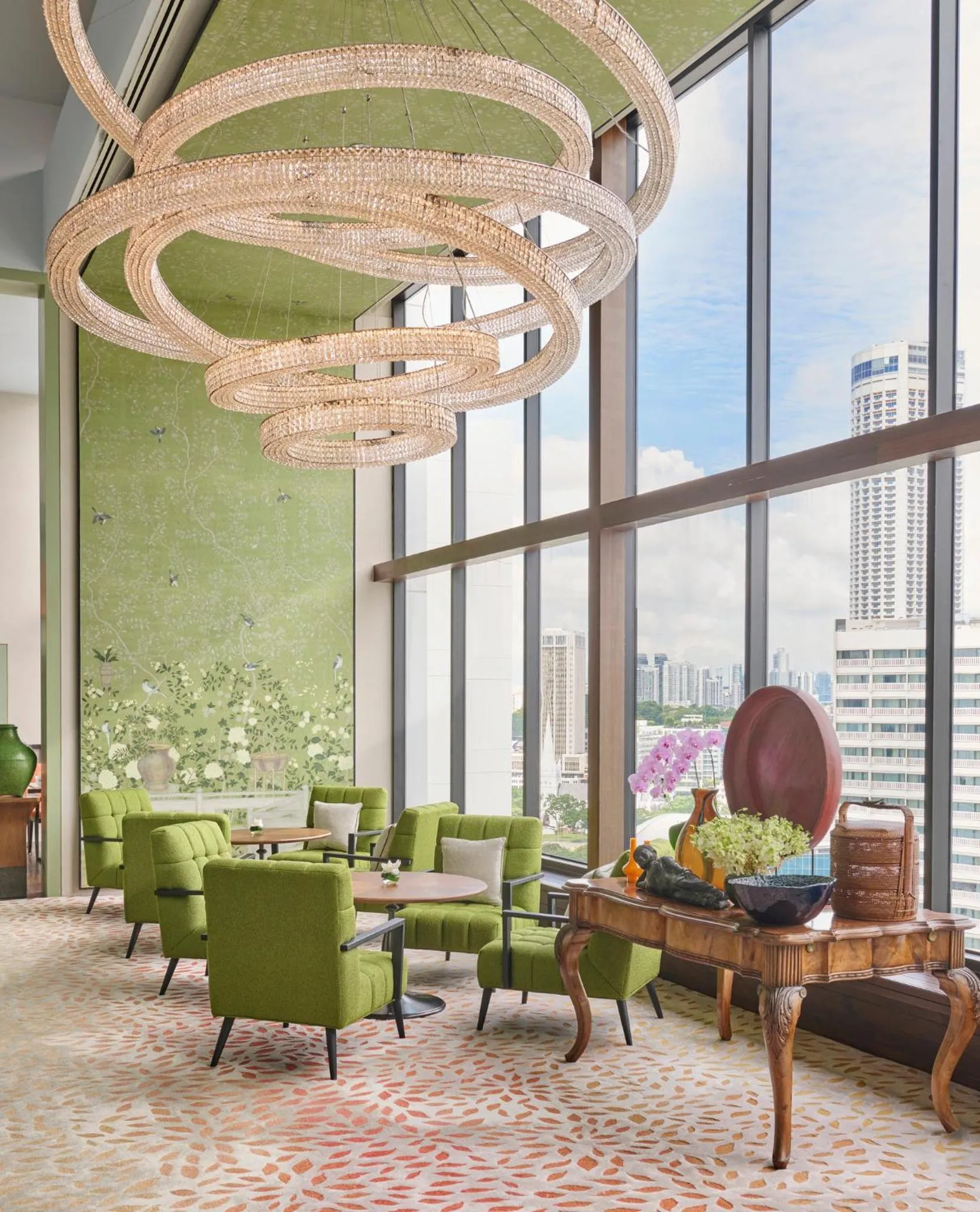 Decorative detail in Mandarin Oriental, Singapore