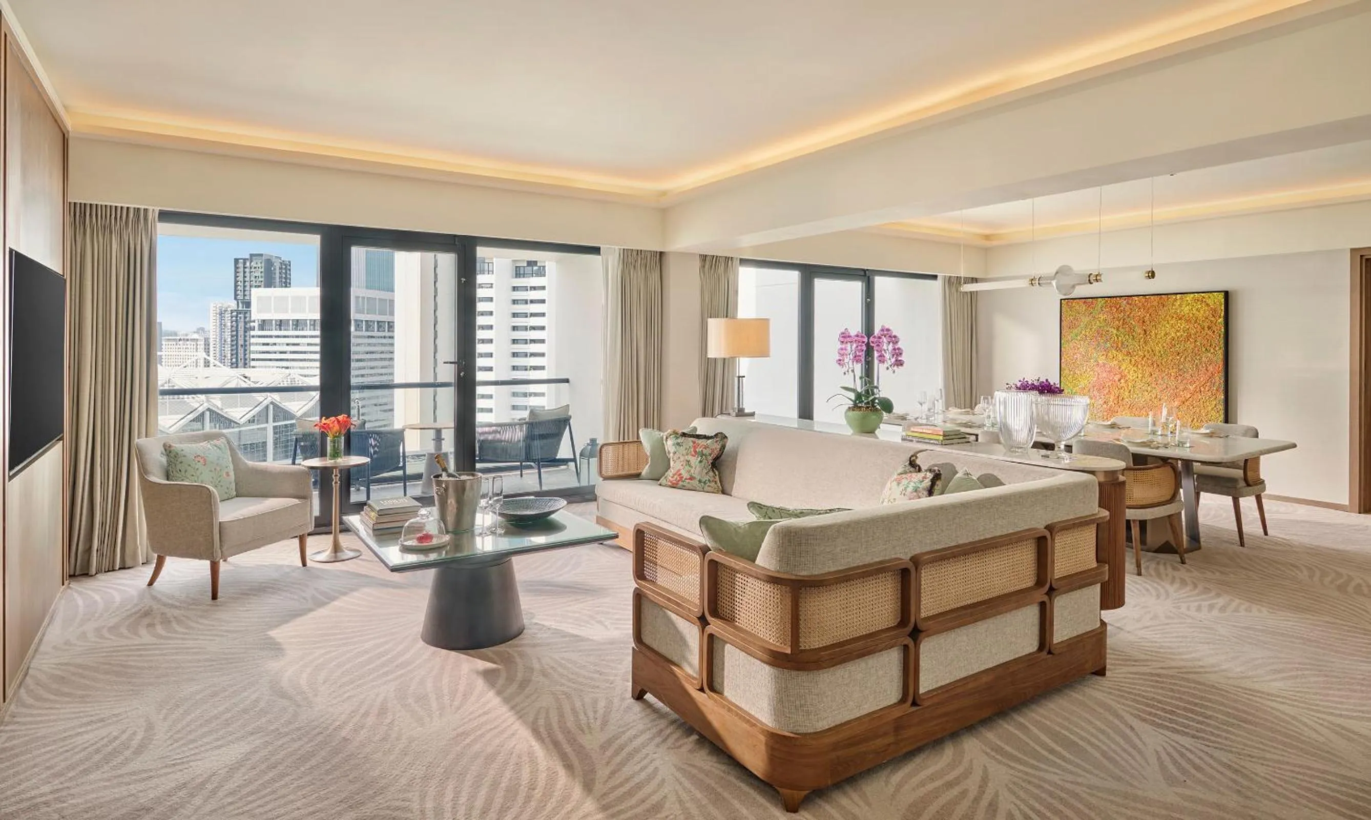 Living room in Mandarin Oriental, Singapore