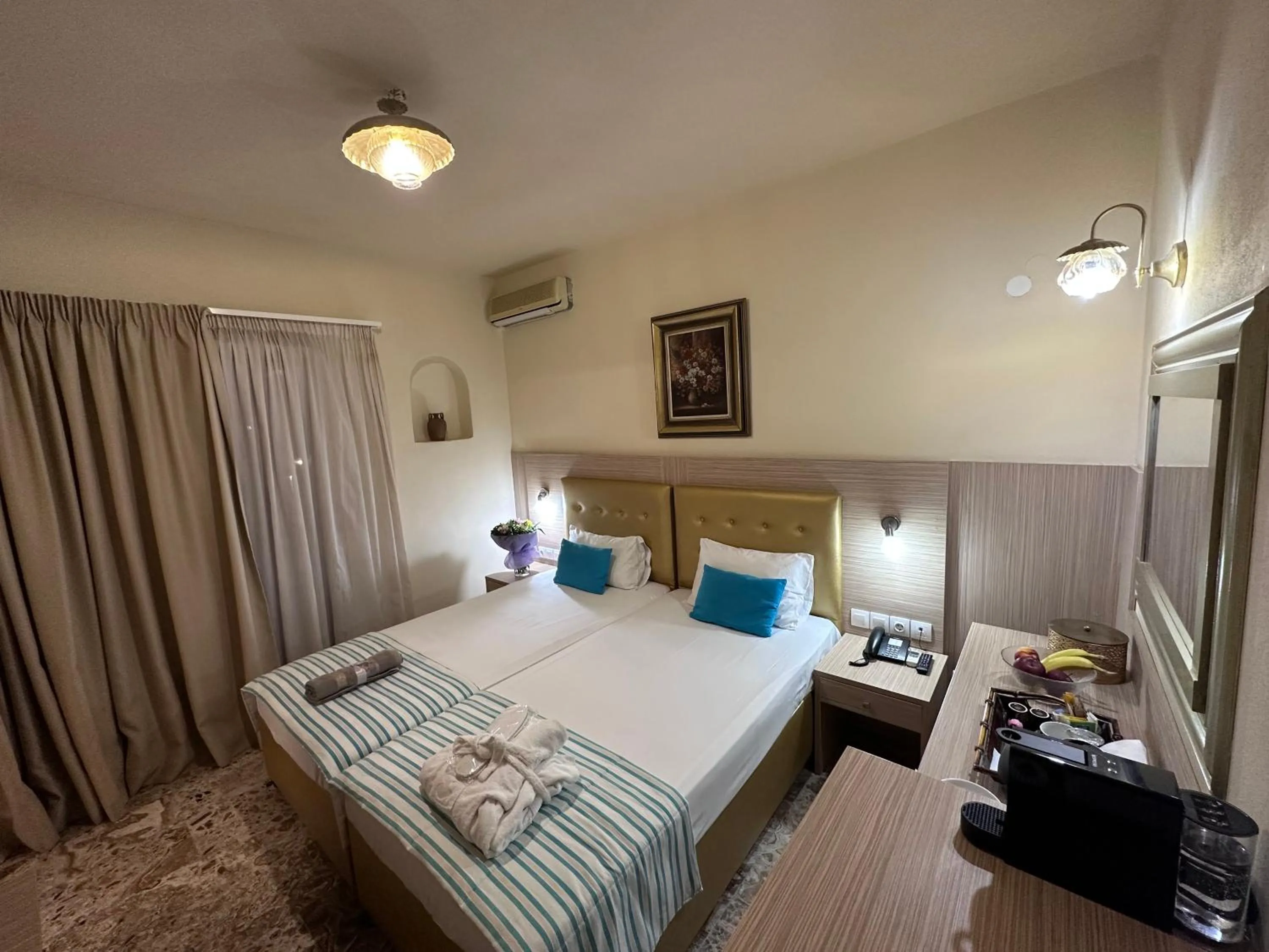 Bed in Thalia deco City & Beach Hotel