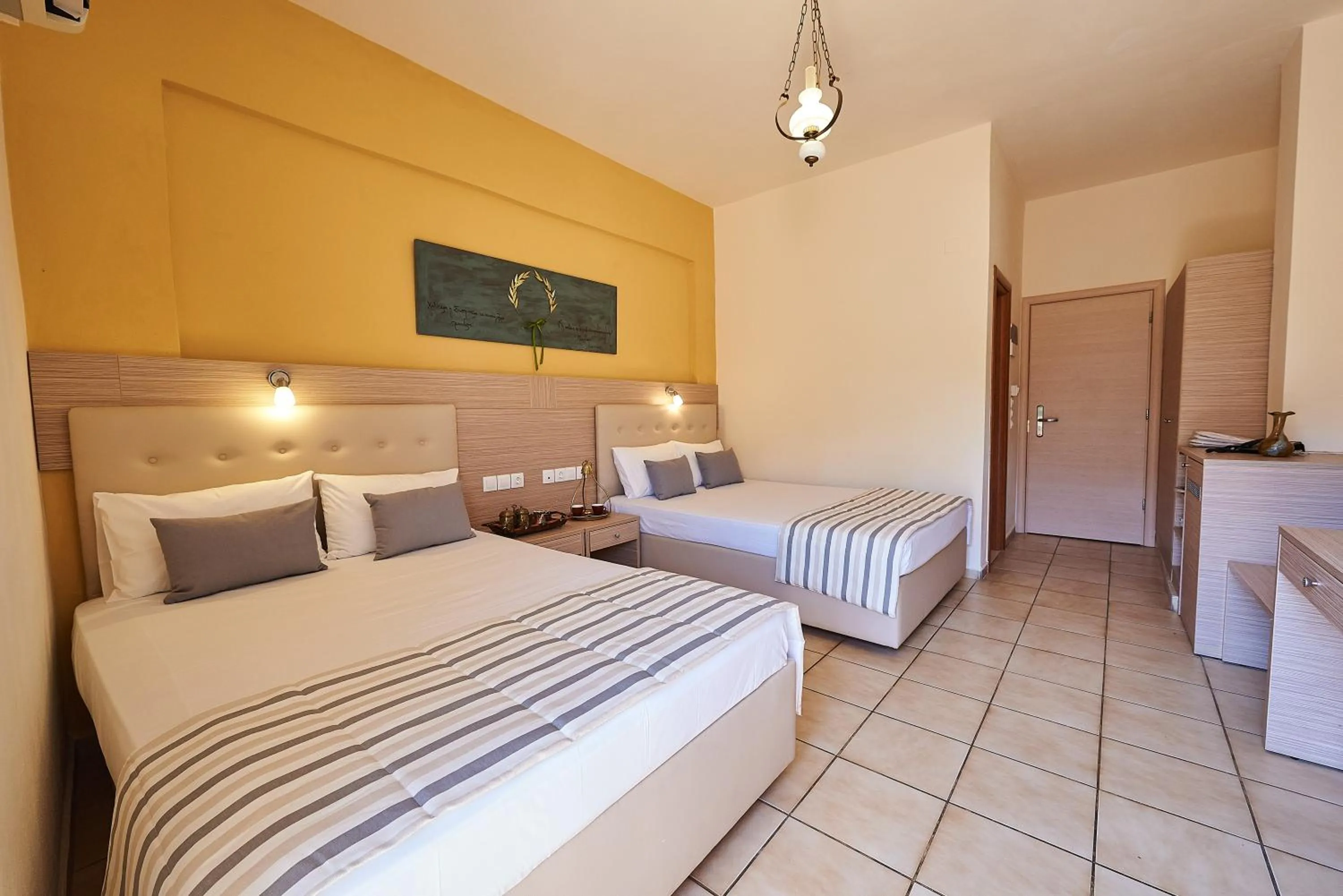 Bed in Thalia deco City & Beach Hotel