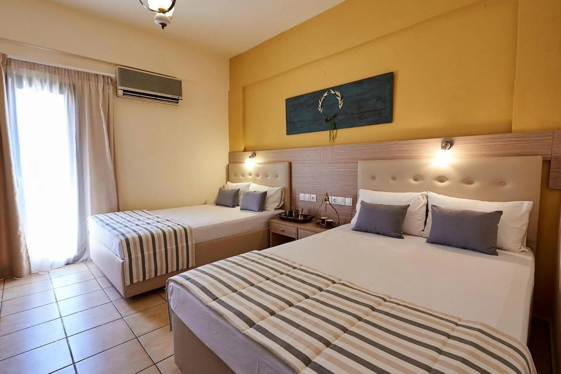 Bed in Thalia deco City & Beach Hotel