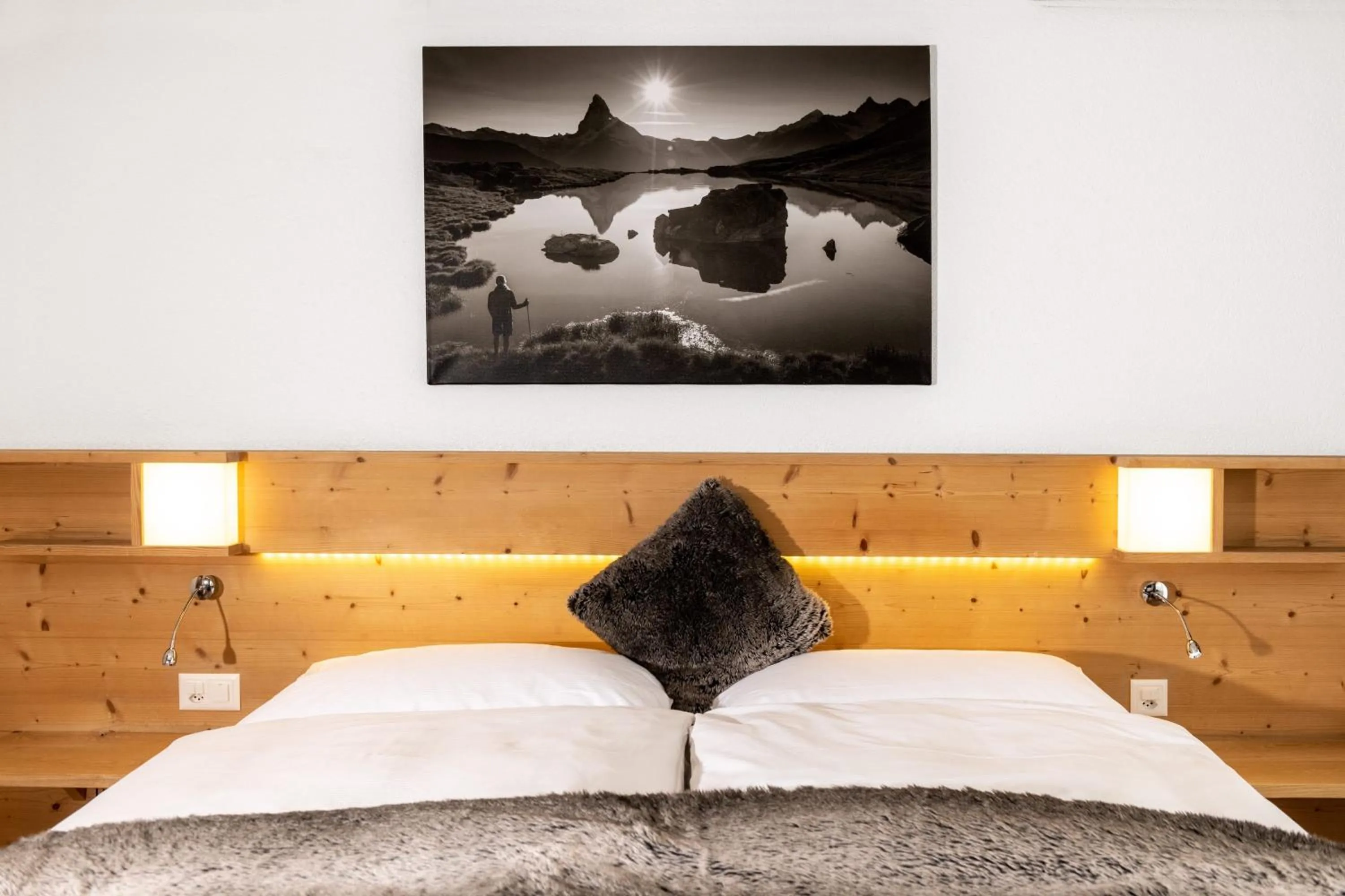 Photo of the whole room, Bed in Hotel Matterhornblick