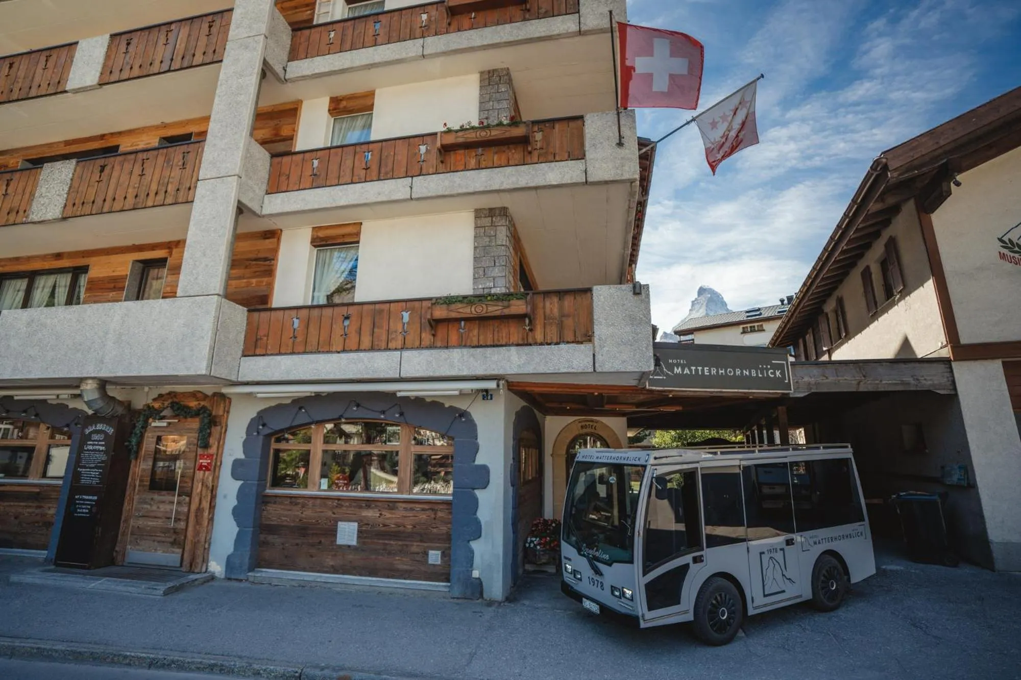 Property building in Hotel Matterhornblick
