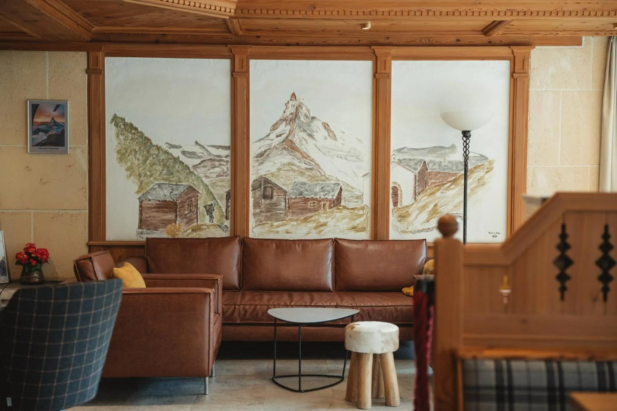 Lounge or bar in Hotel Matterhornblick
