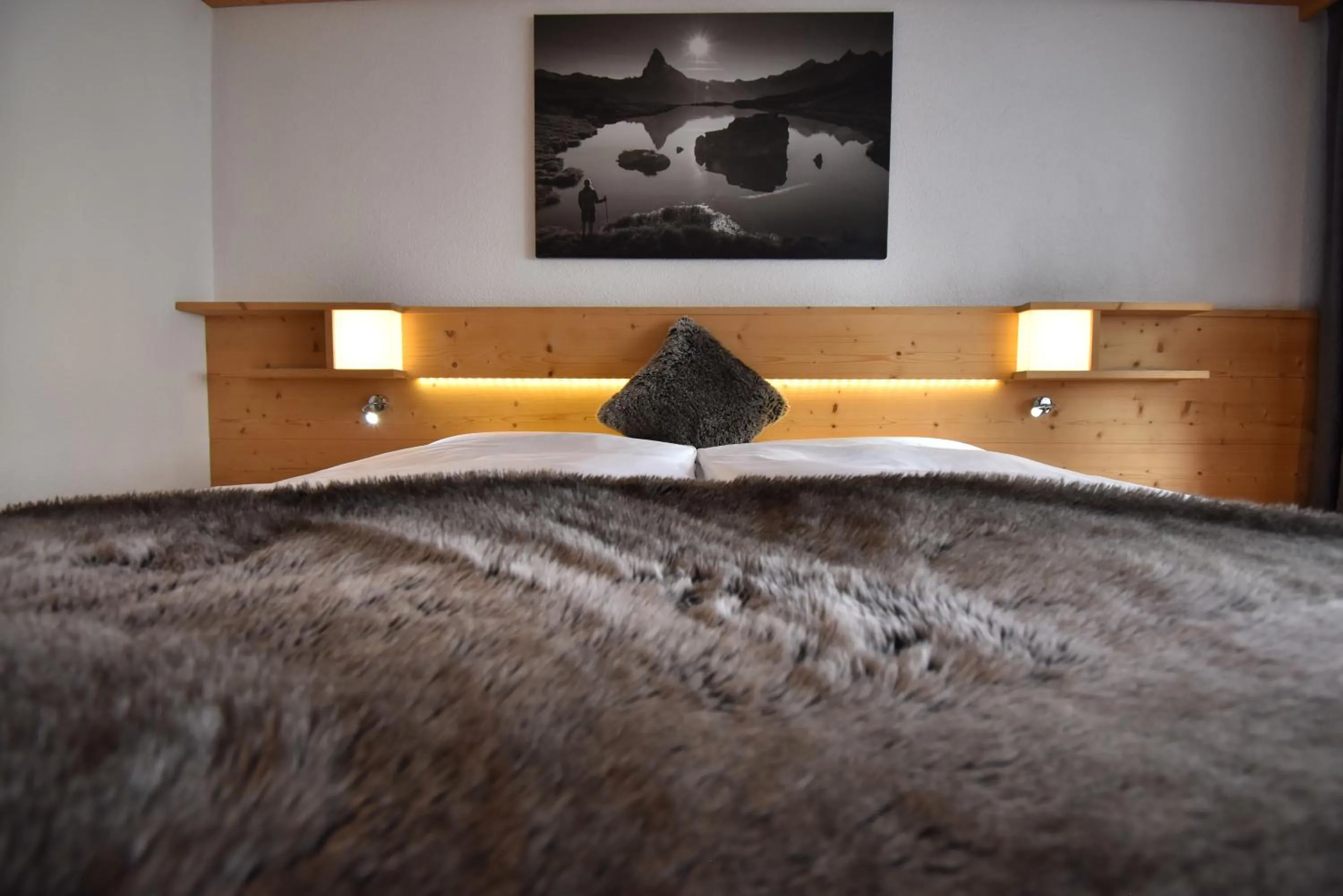 Photo of the whole room, Bed in Hotel Matterhornblick