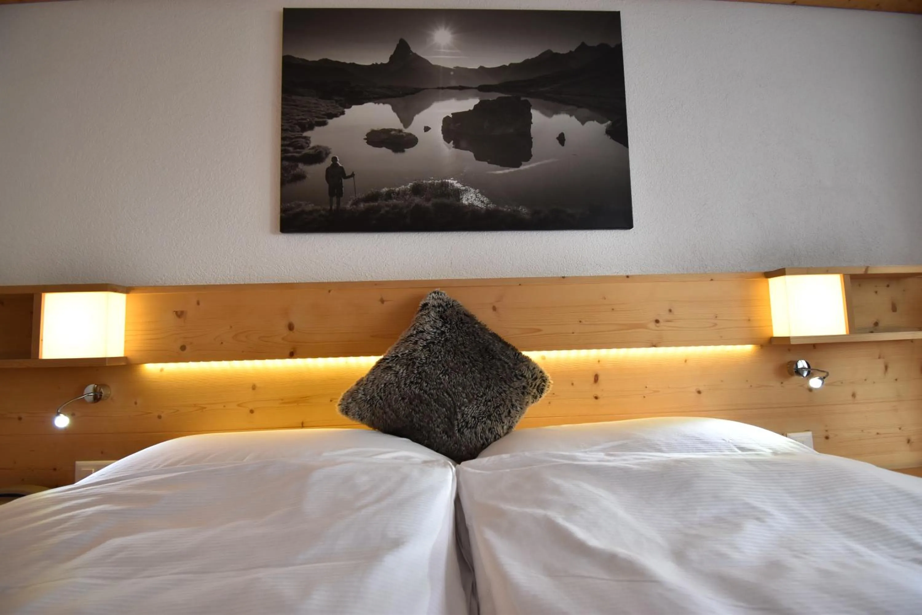 Photo of the whole room, Bed in Hotel Matterhornblick
