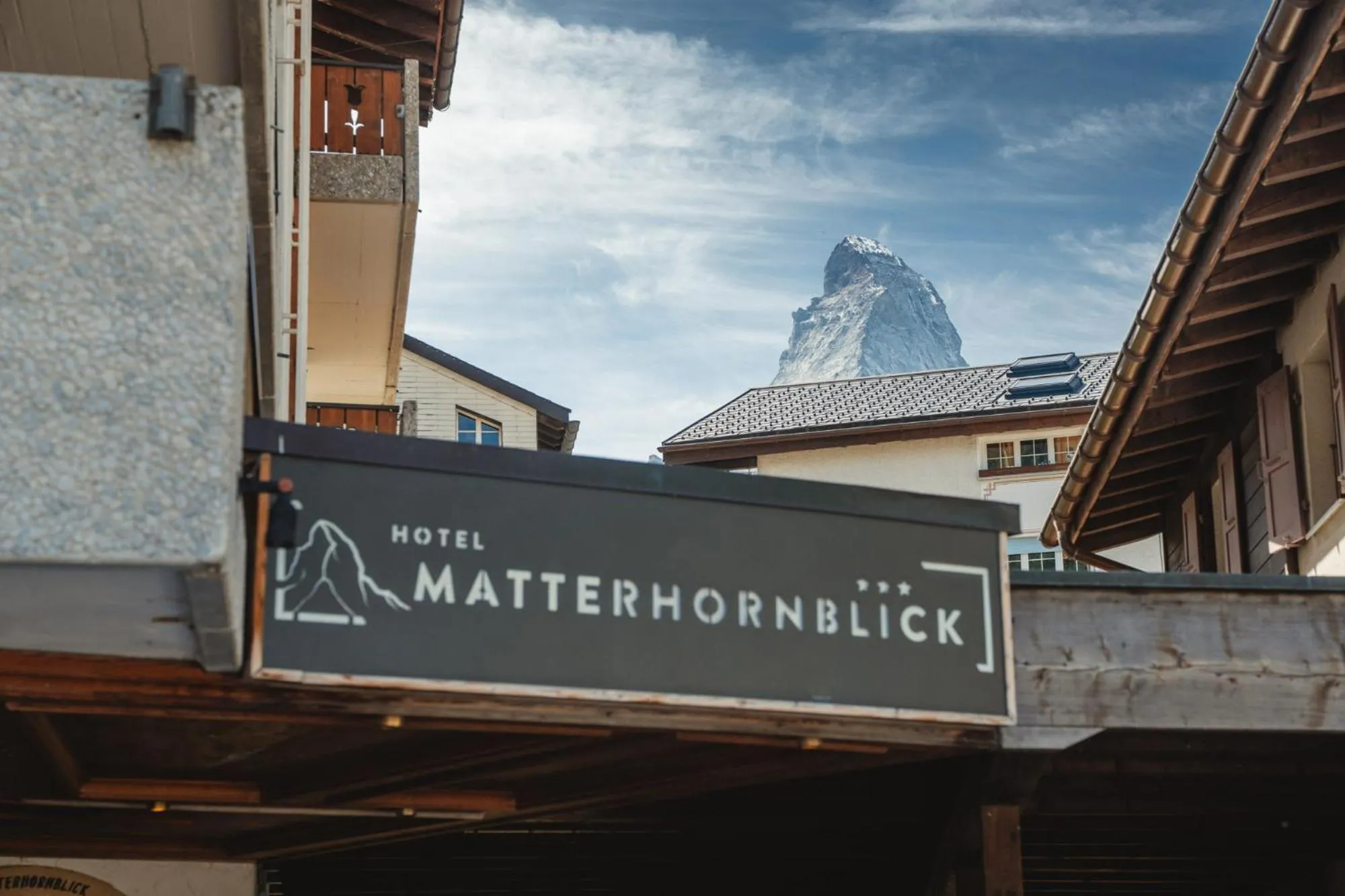 Property building in Hotel Matterhornblick