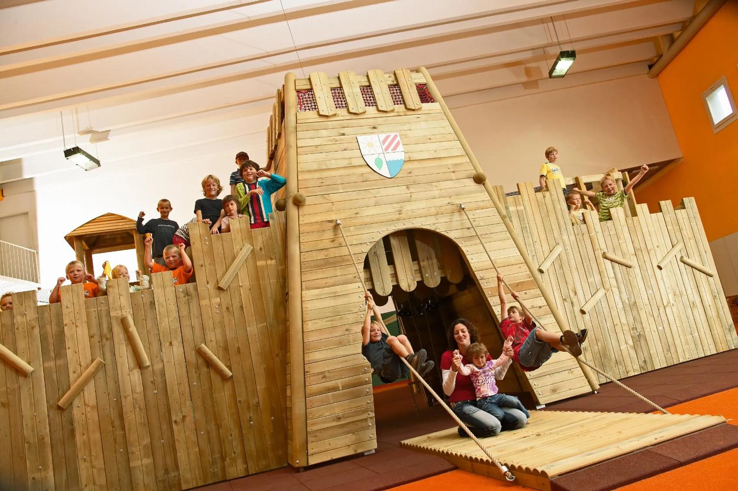 Children play ground in Familienhotel Lagant