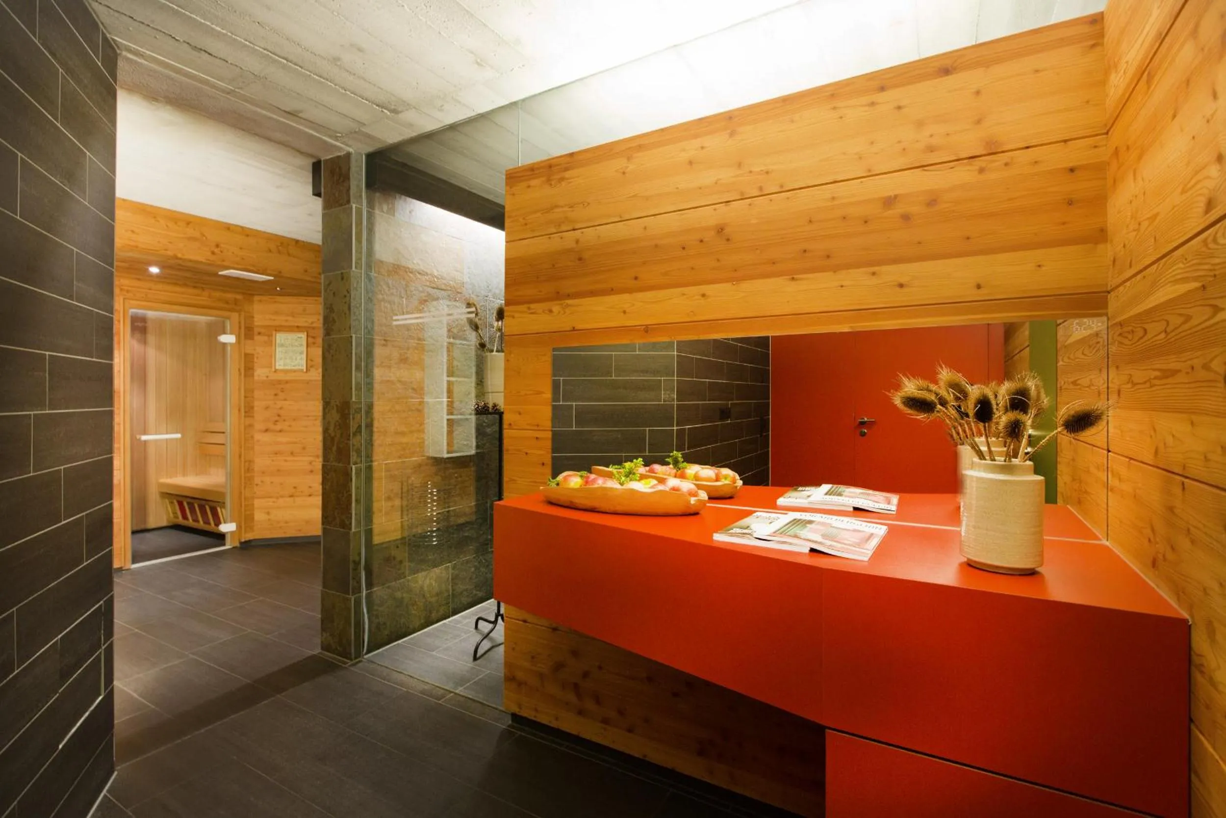 Sauna in Familienhotel Mateera Gargellen / Montafon