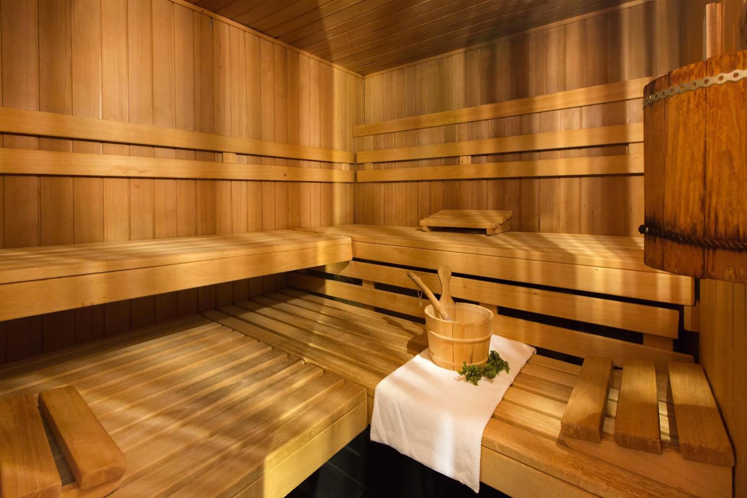 Sauna in Familienhotel Mateera Gargellen / Montafon