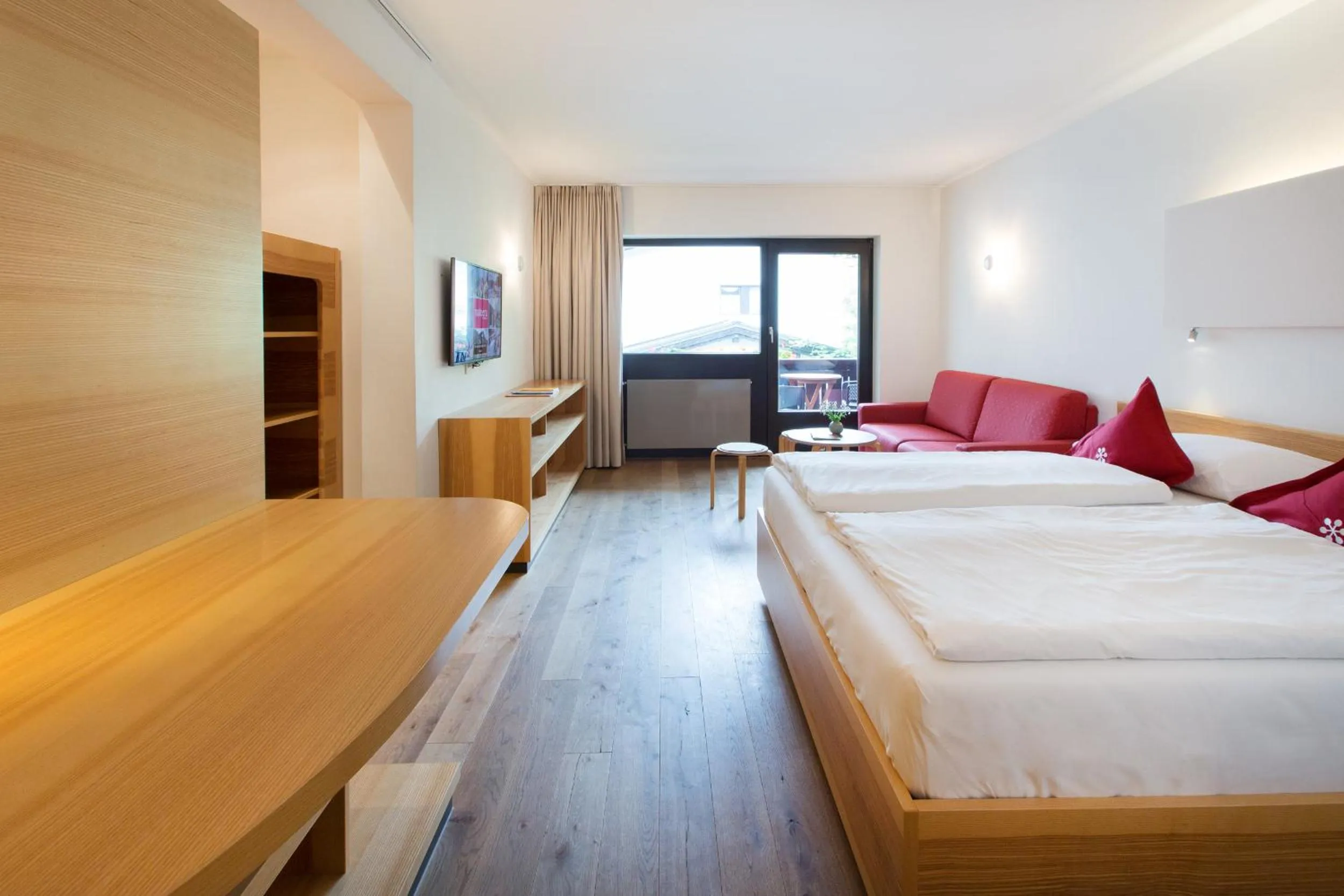 Bed in Familienhotel Mateera Gargellen / Montafon