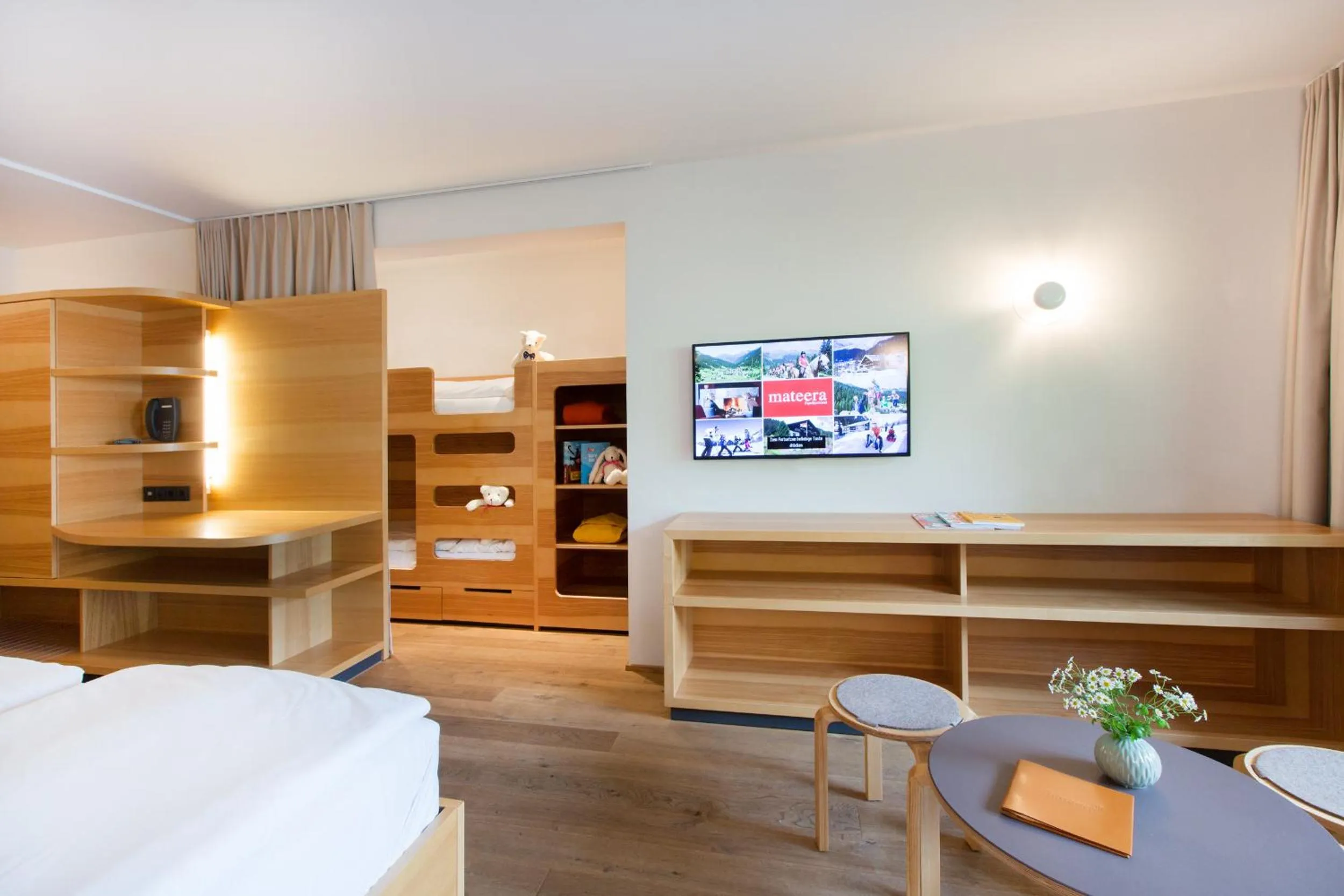 Bed in Familienhotel Mateera Gargellen / Montafon