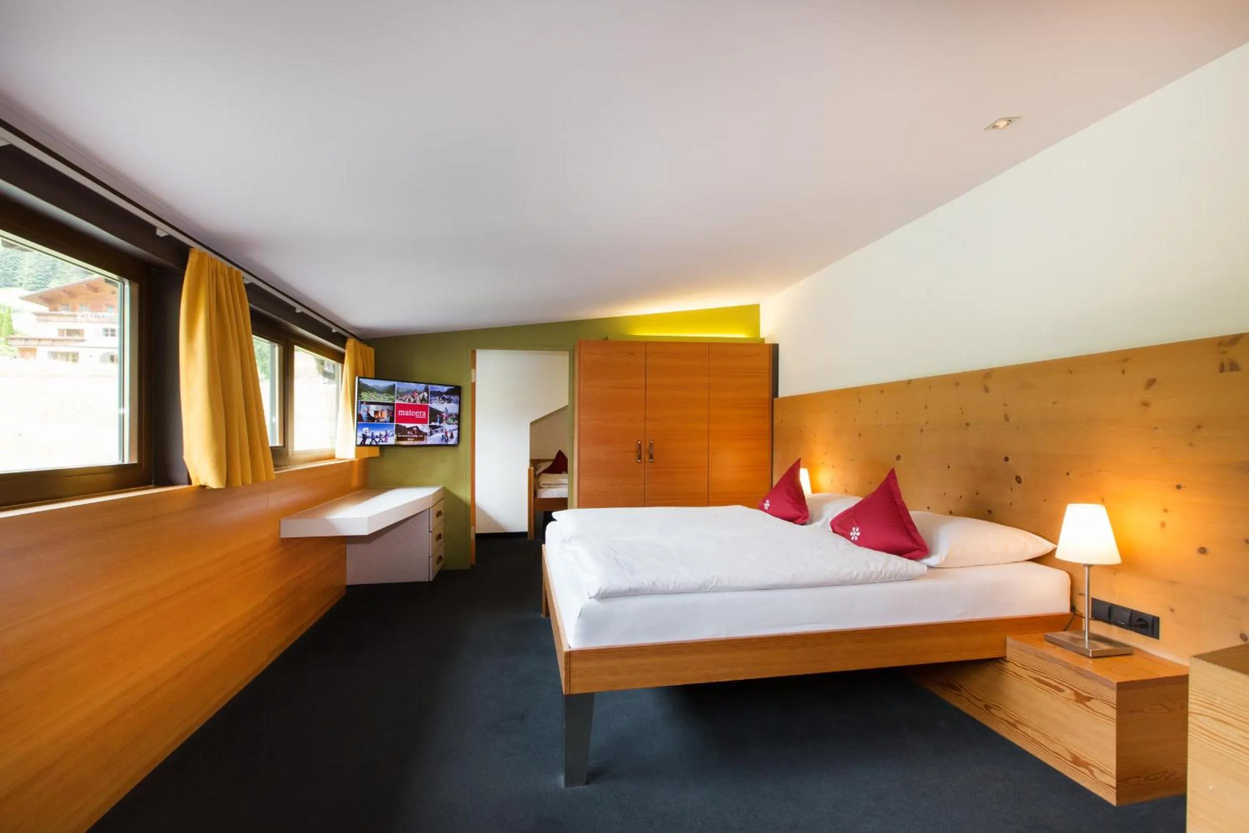 Bed in Familienhotel Mateera Gargellen / Montafon