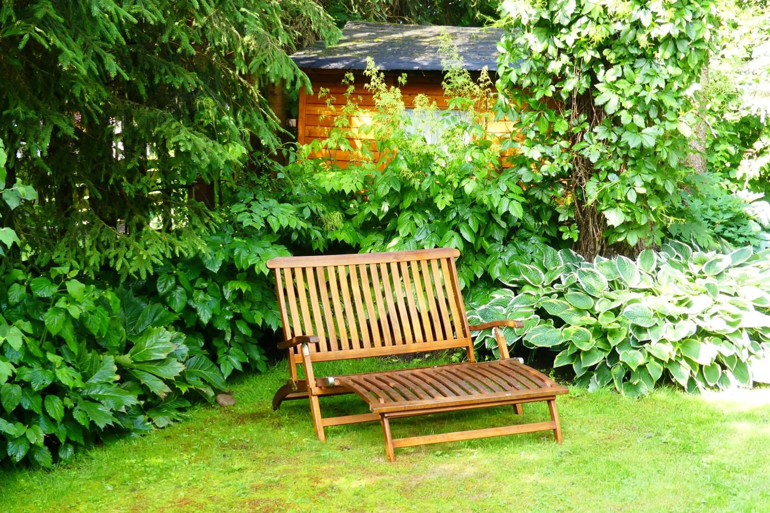Garden view in Ferienwohnungen Familie Wetzlinger