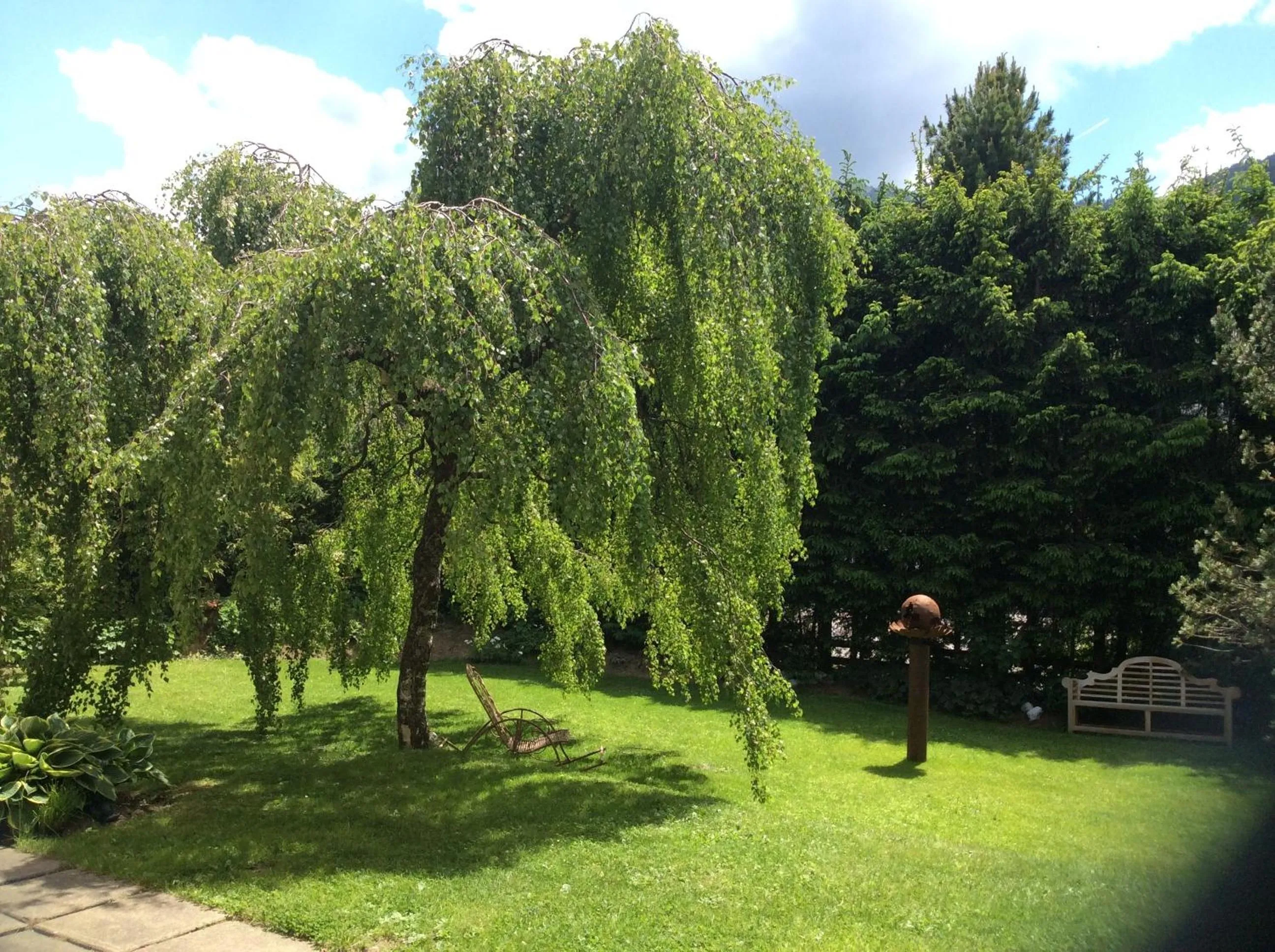 Garden in Ferienwohnungen Familie Wetzlinger