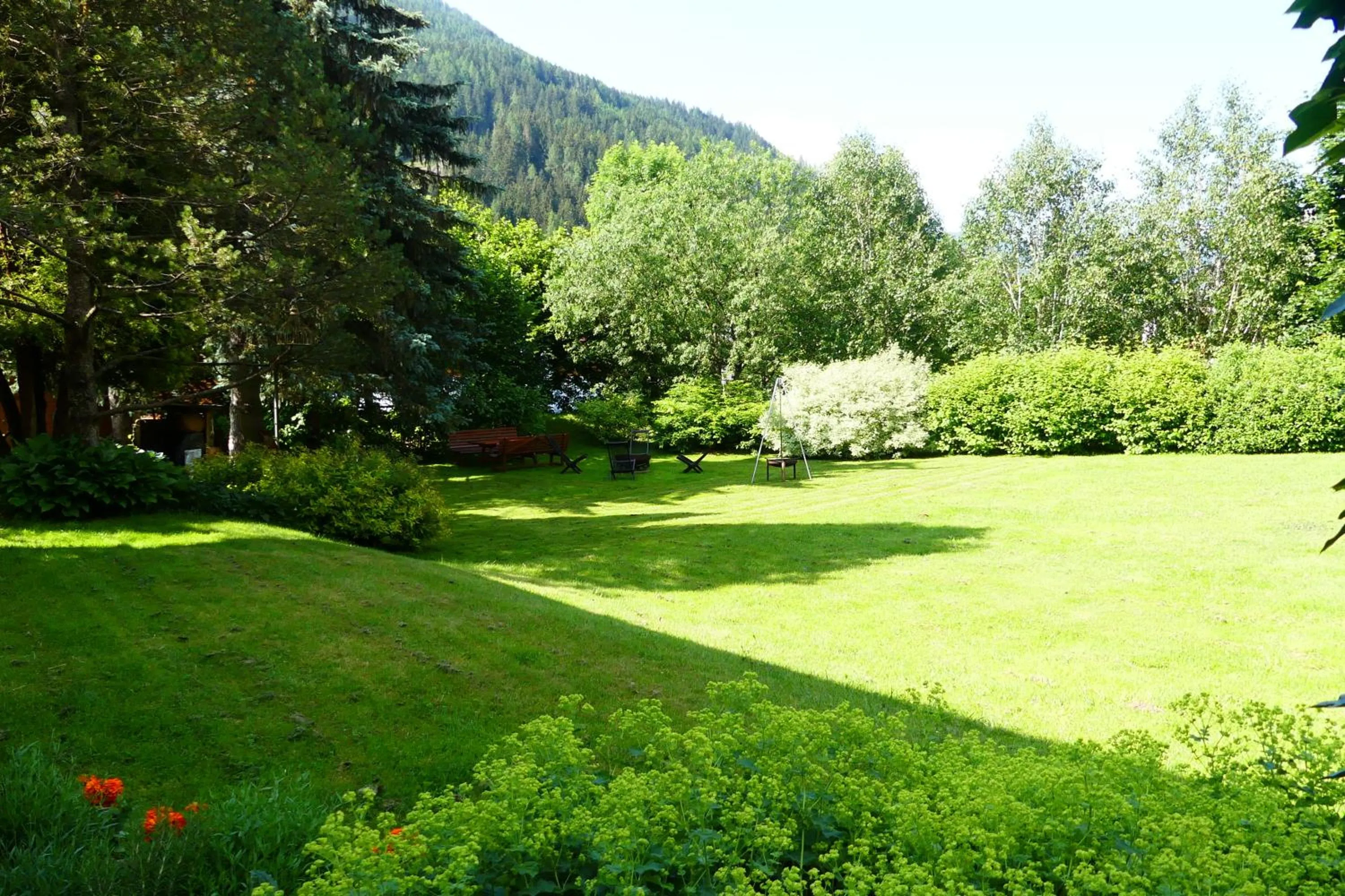 Garden view in Ferienwohnungen Familie Wetzlinger