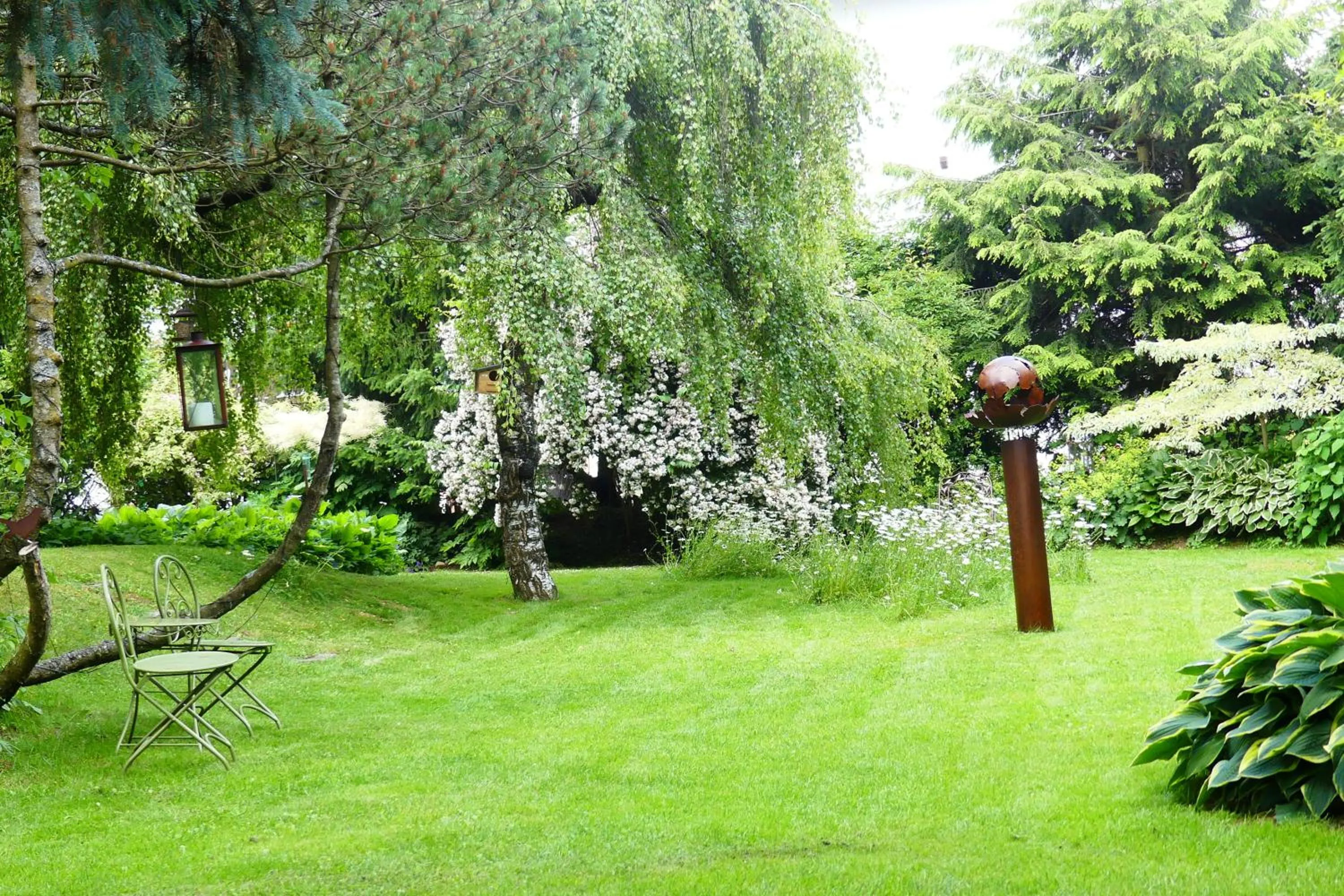 Garden view in Ferienwohnungen Familie Wetzlinger