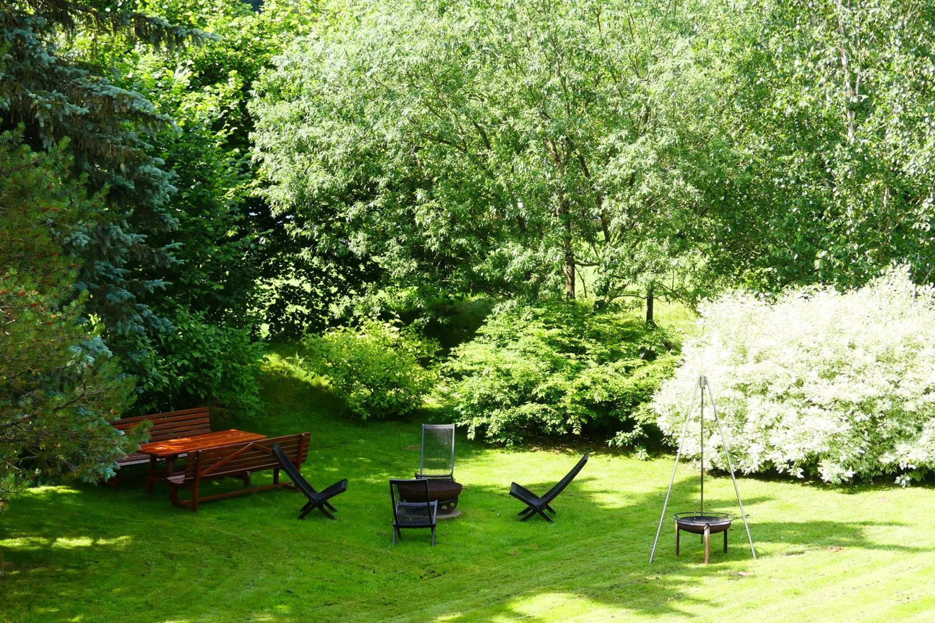 Garden view in Ferienwohnungen Familie Wetzlinger