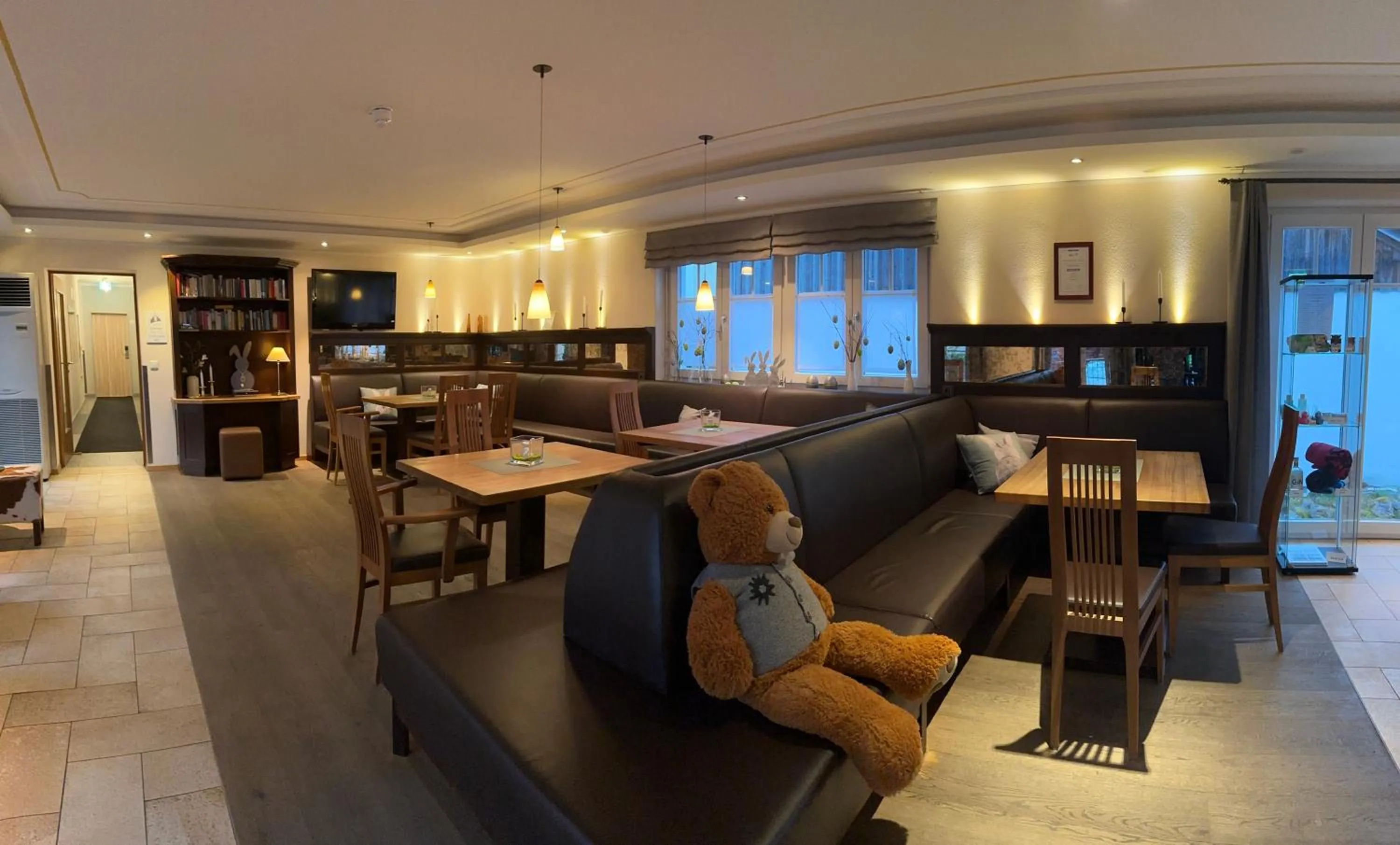 Lobby or reception in Gästehaus Zehmerhof bei Erding