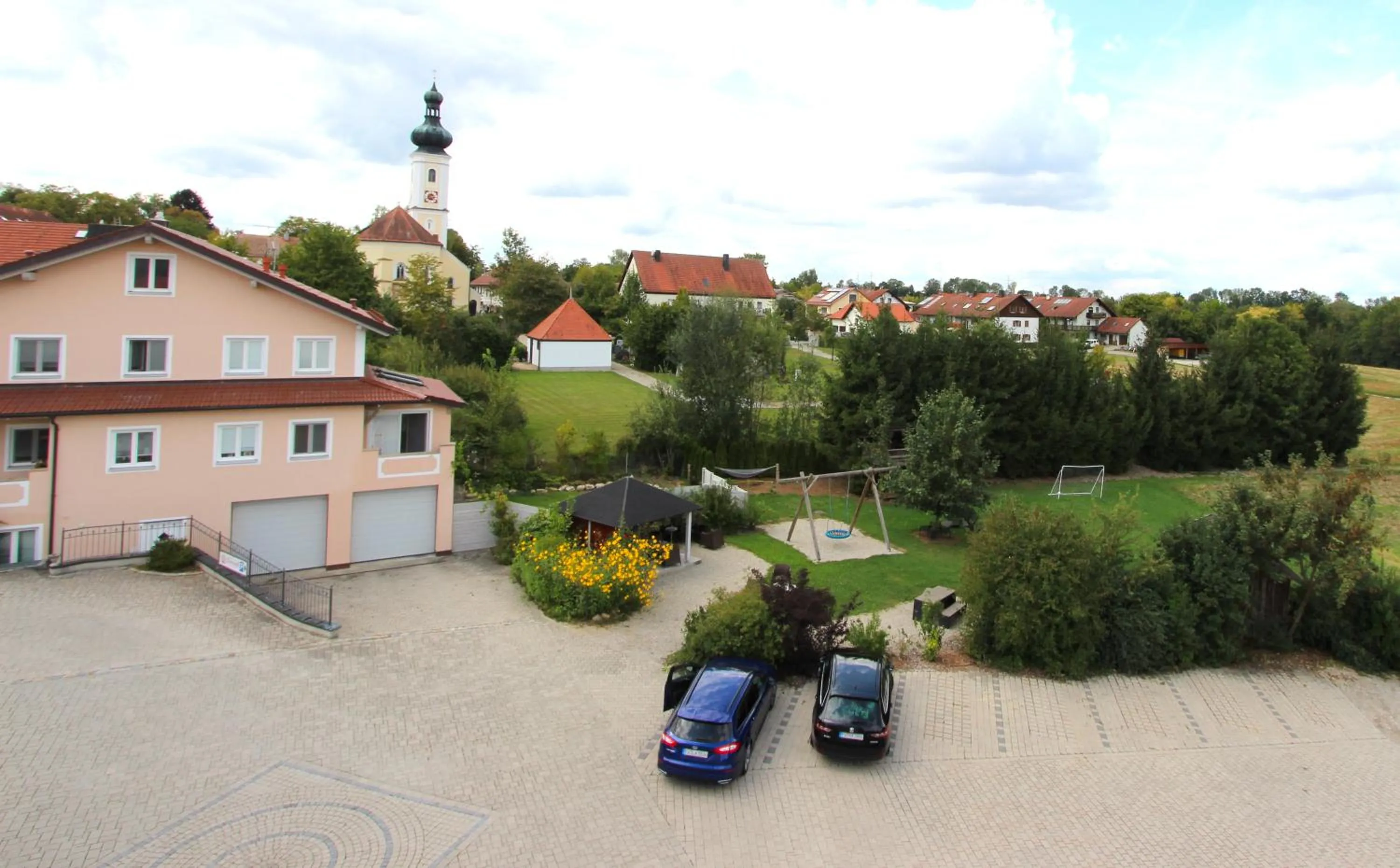 Bird's eye view in Gästehaus Zehmerhof bei Erding