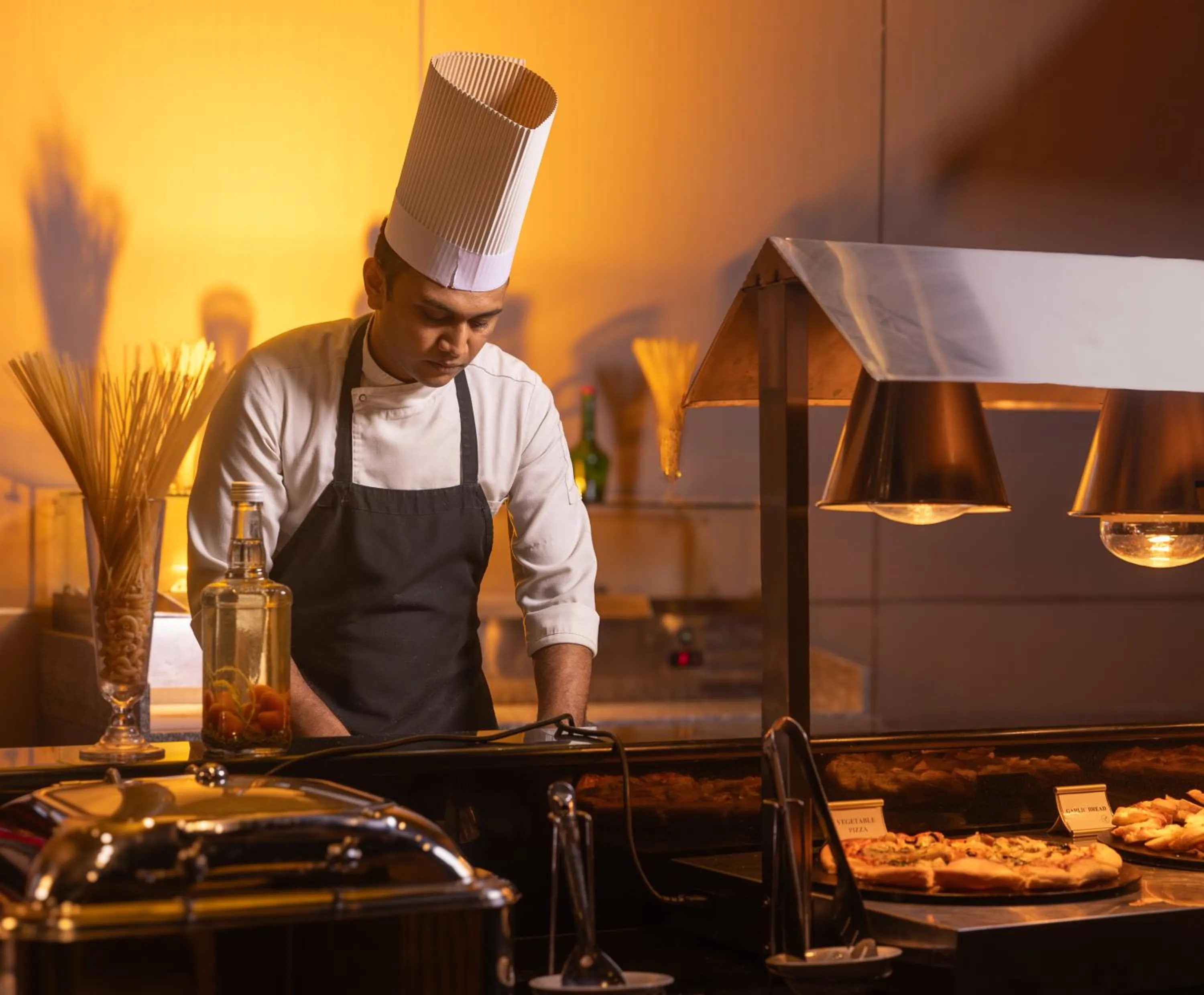 Staff in The Golden Crown Hotel