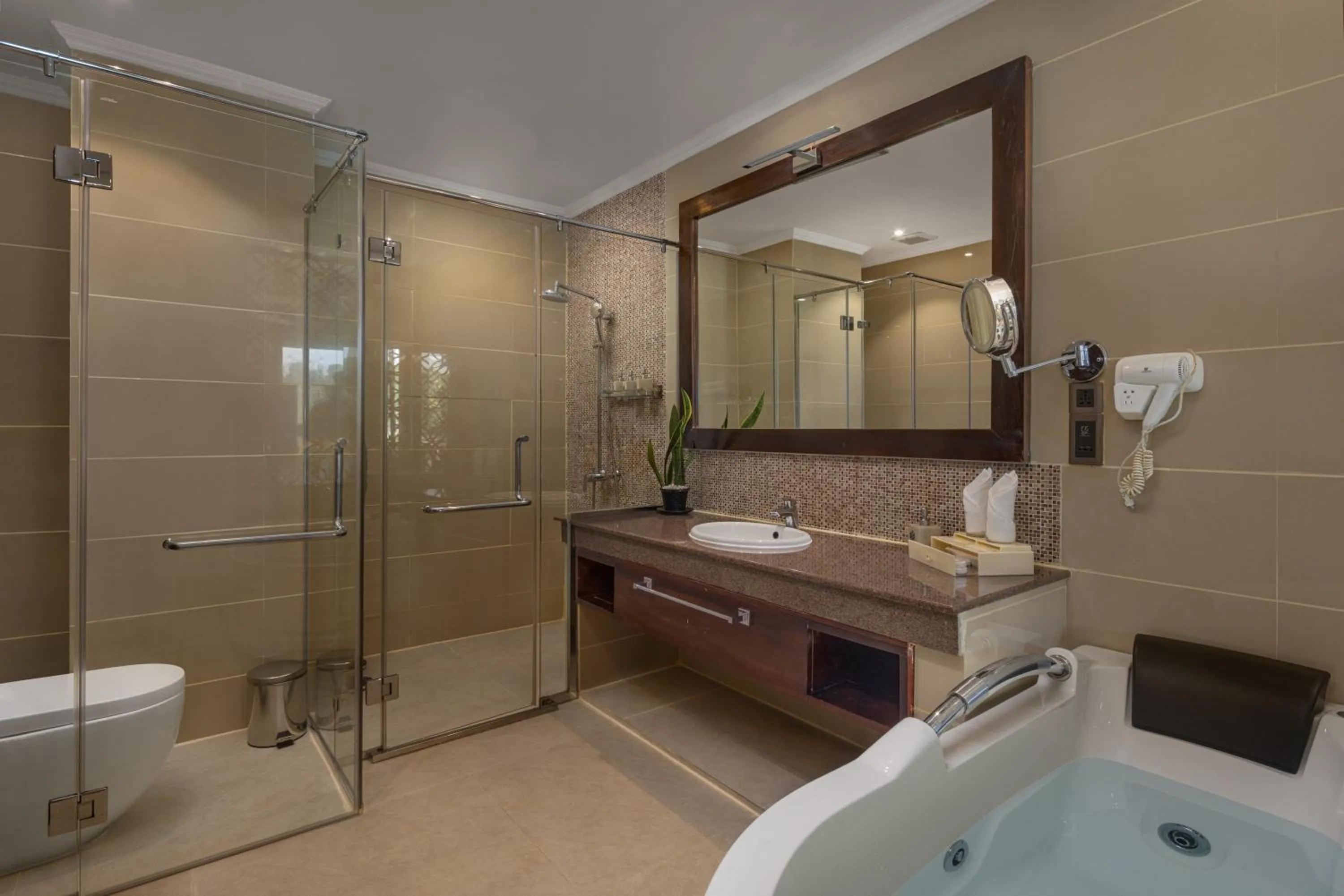 Shower in The Golden Crown Hotel