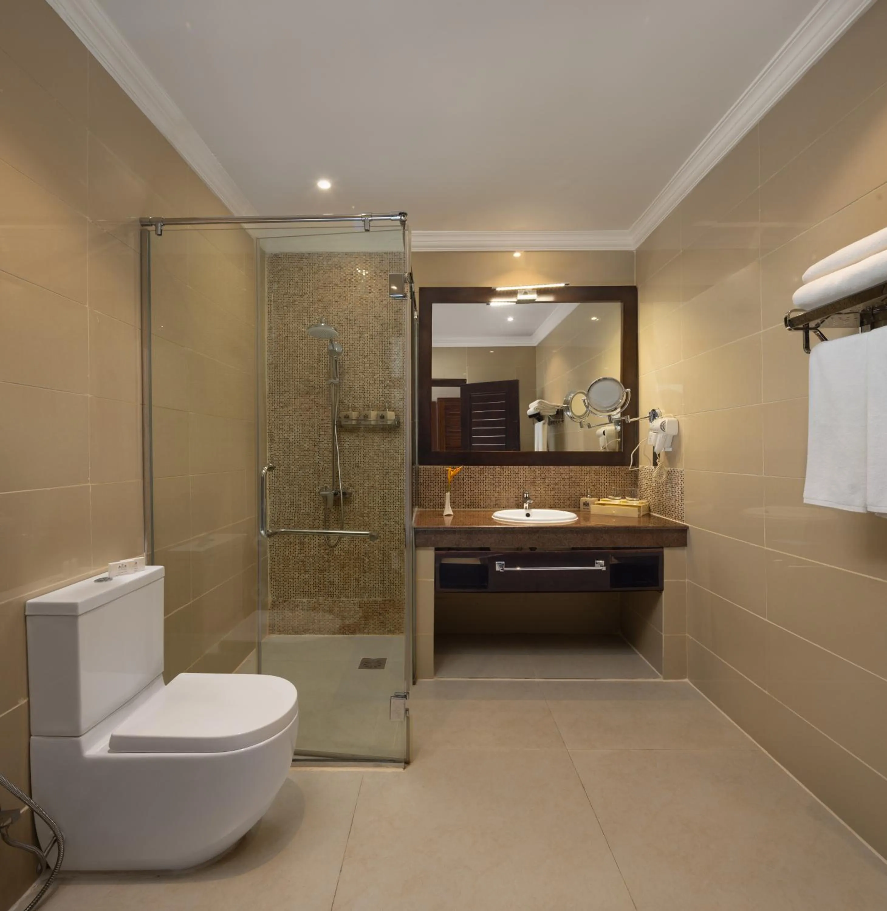 Bathroom in The Golden Crown Hotel