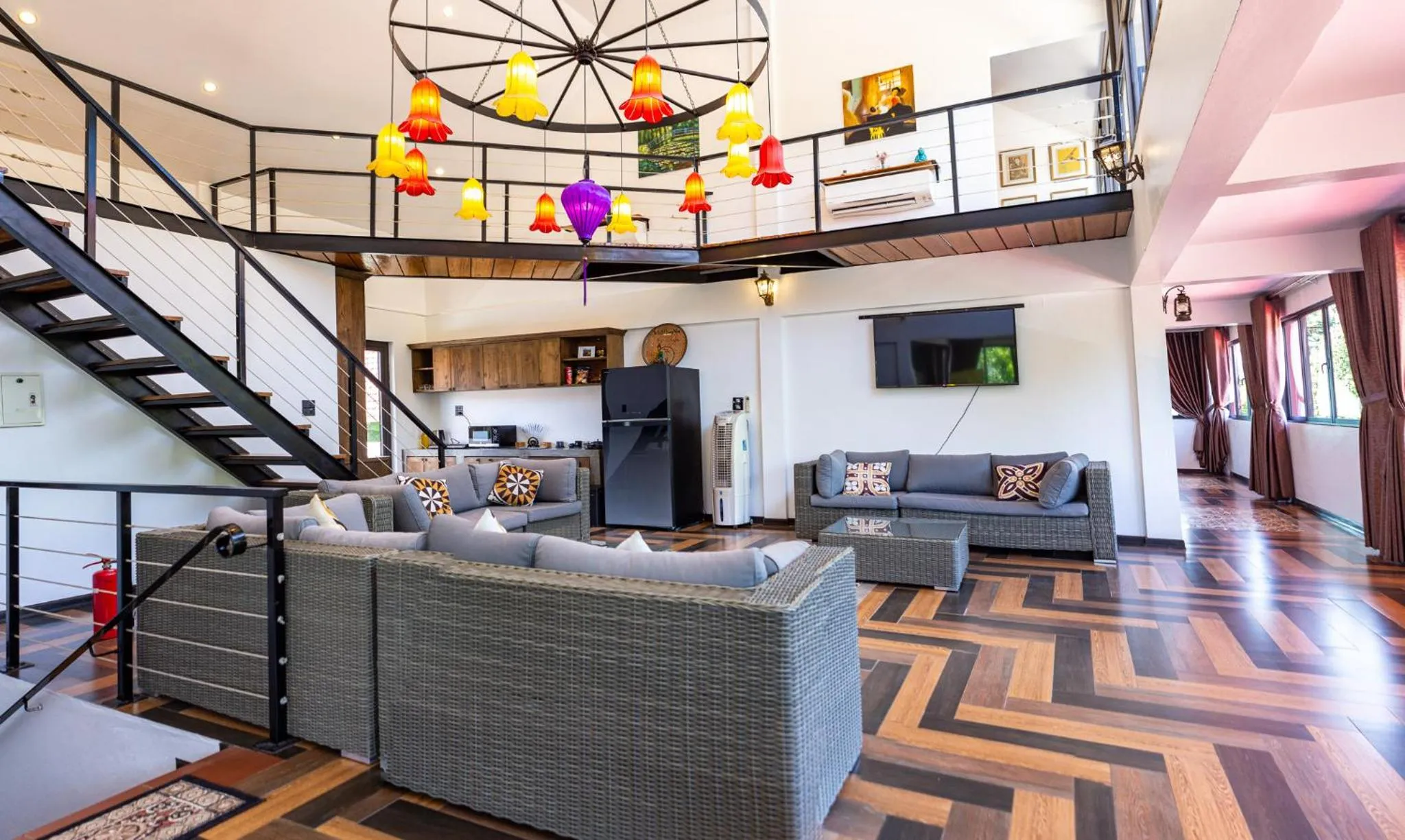 Living room in Victory Road Villas