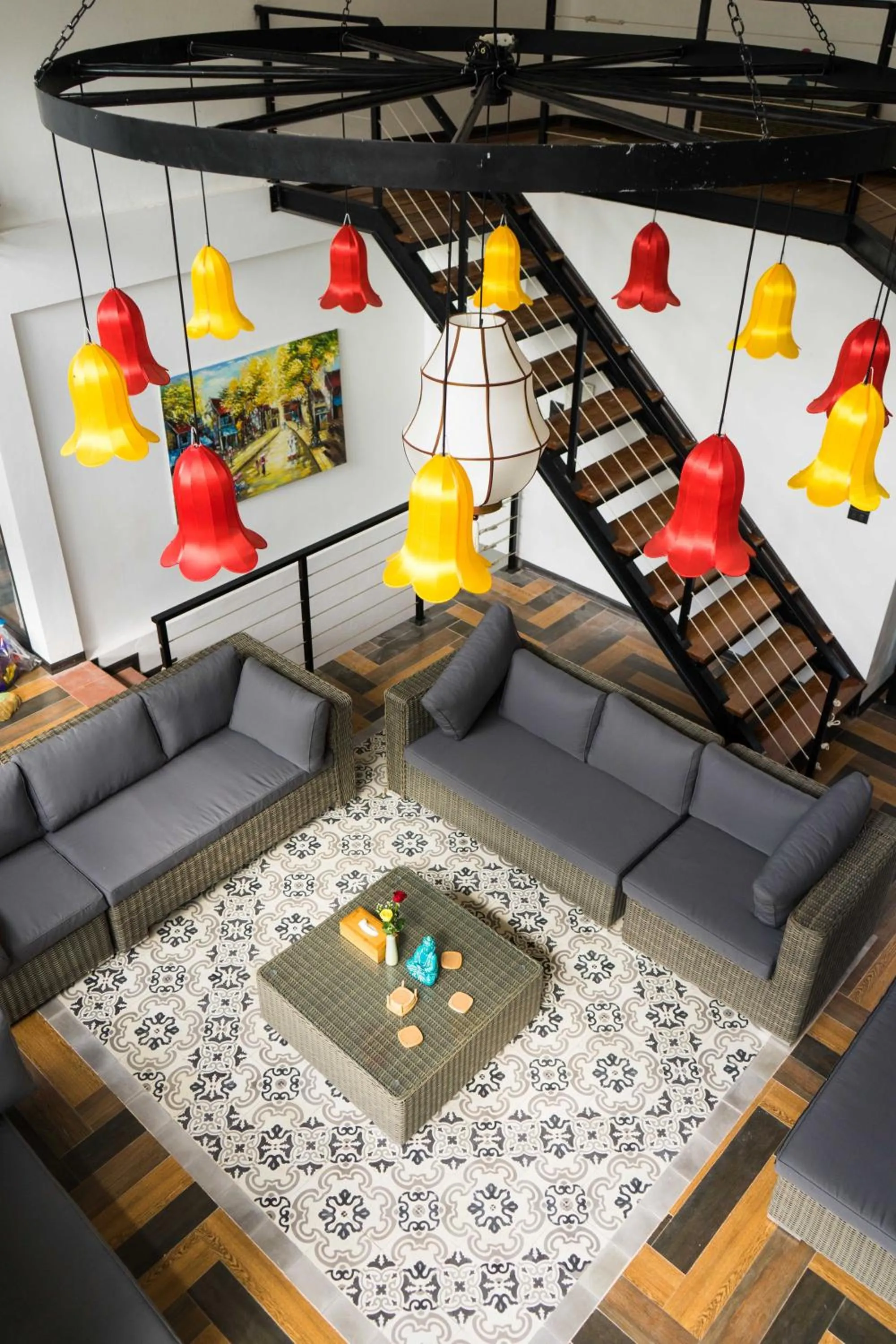 Living room in Victory Road Villas