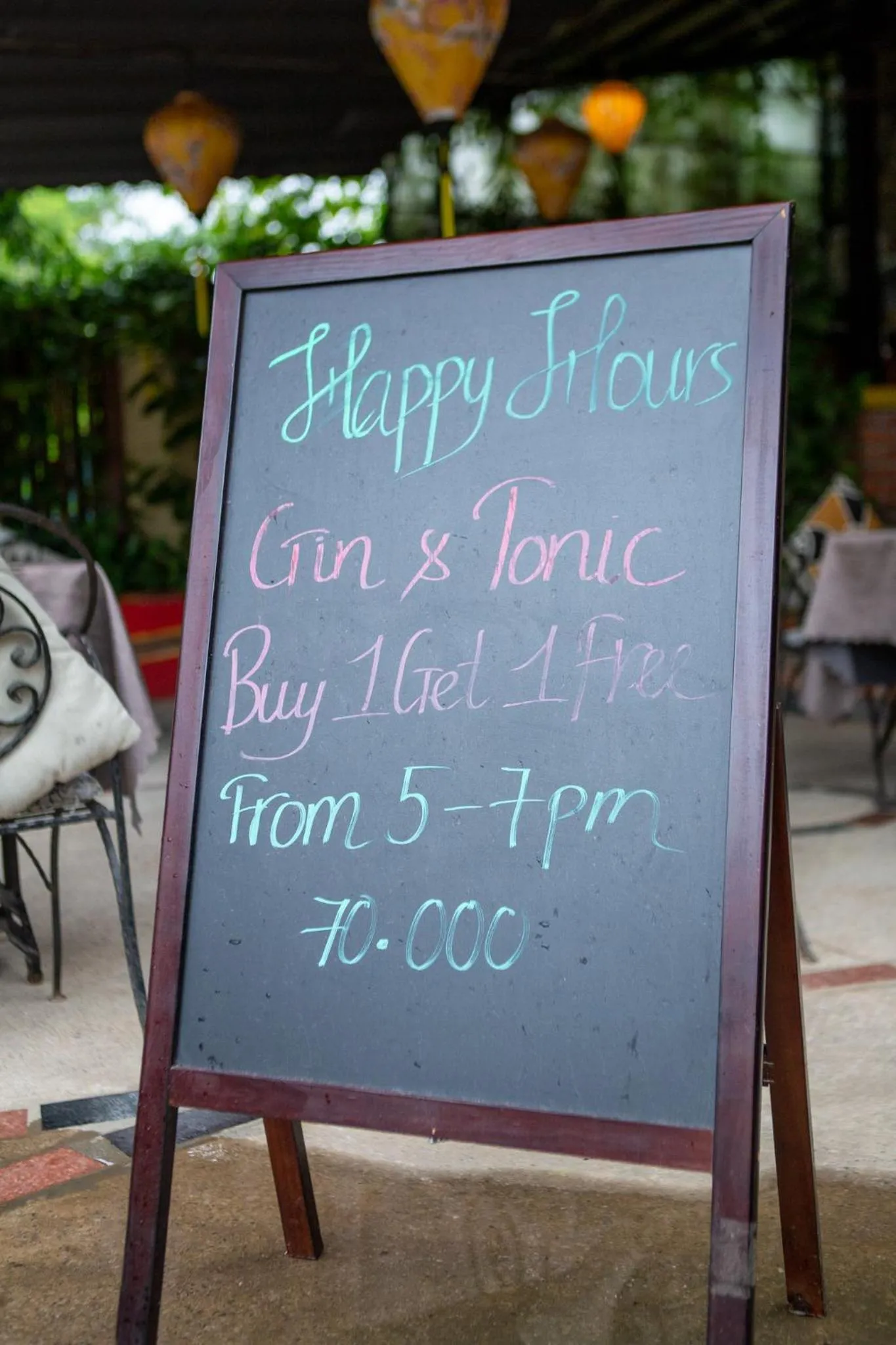 Text overlay in Victory Road Villas