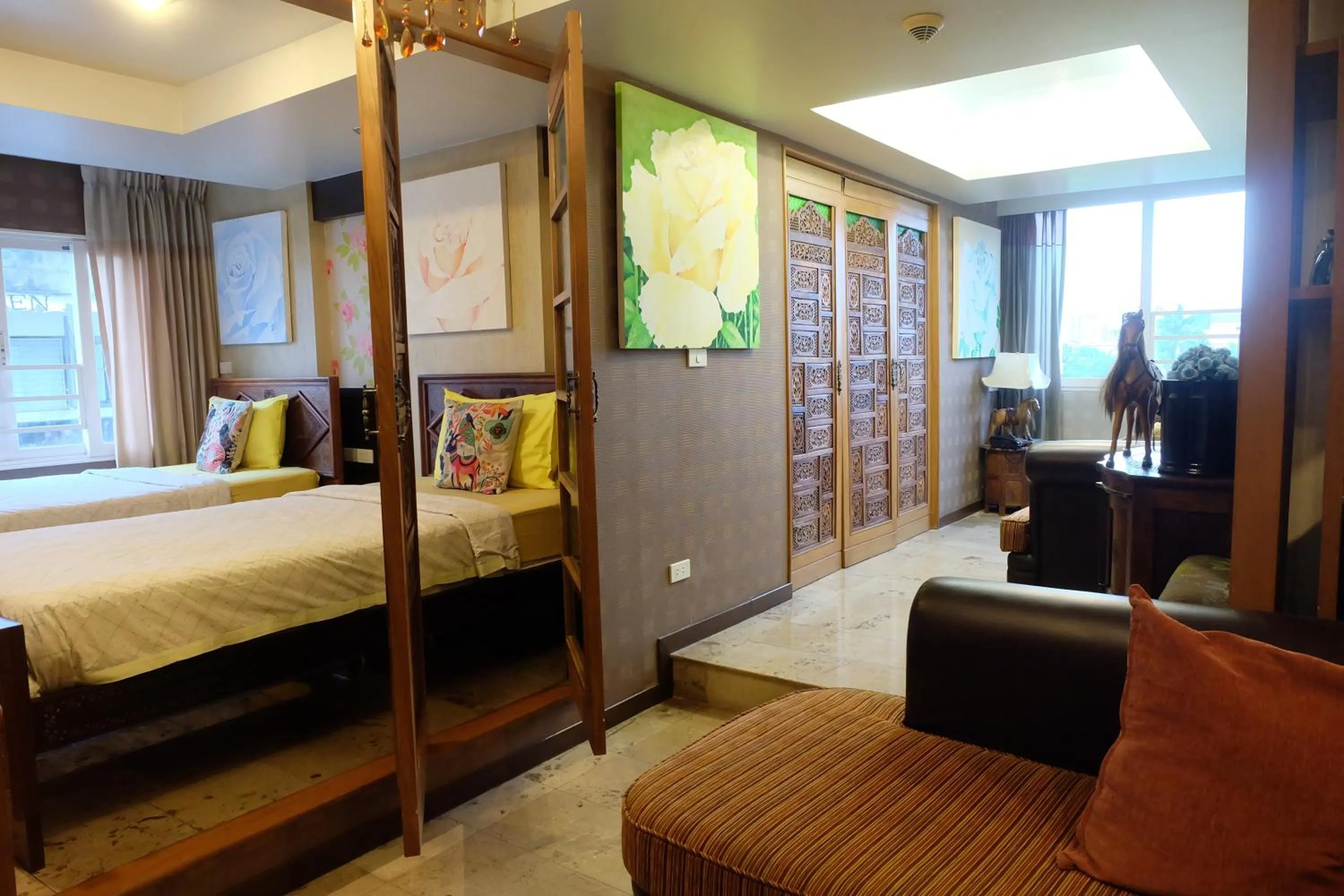 Bed in Sabai Sabai@Sukhumvit Hotel