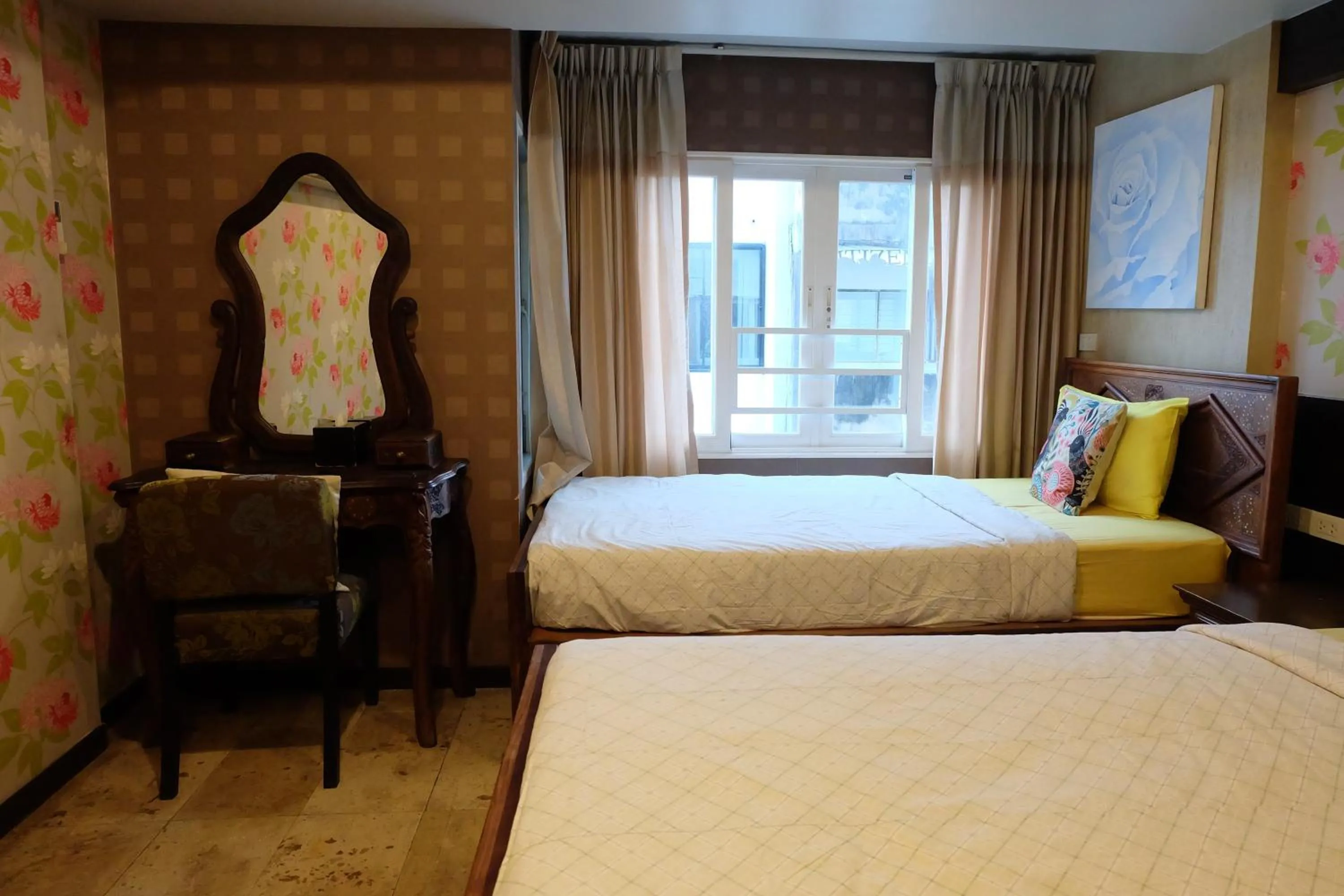 Bed in Sabai Sabai@Sukhumvit Hotel