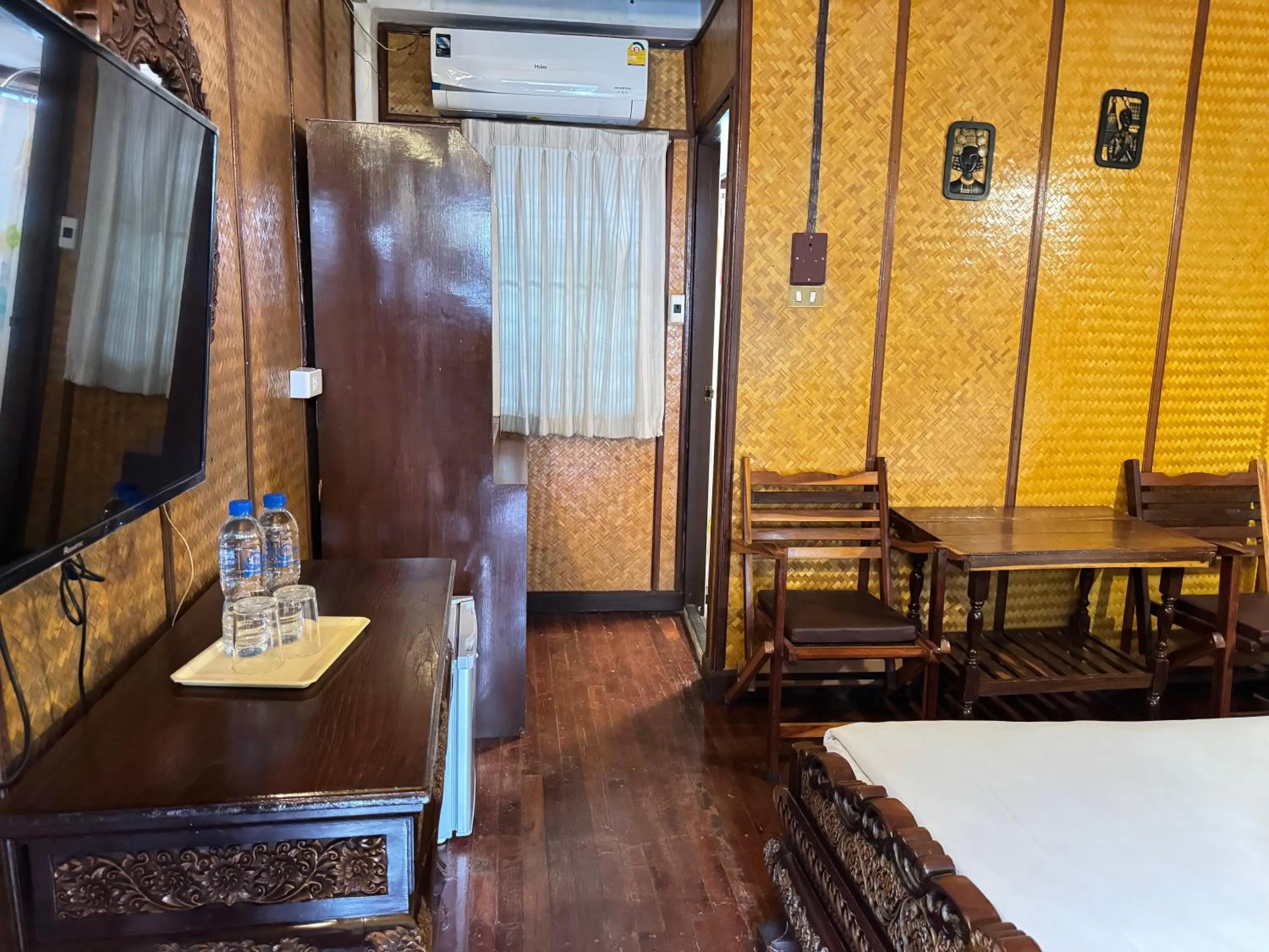 Bed in Lai Thai Guest House