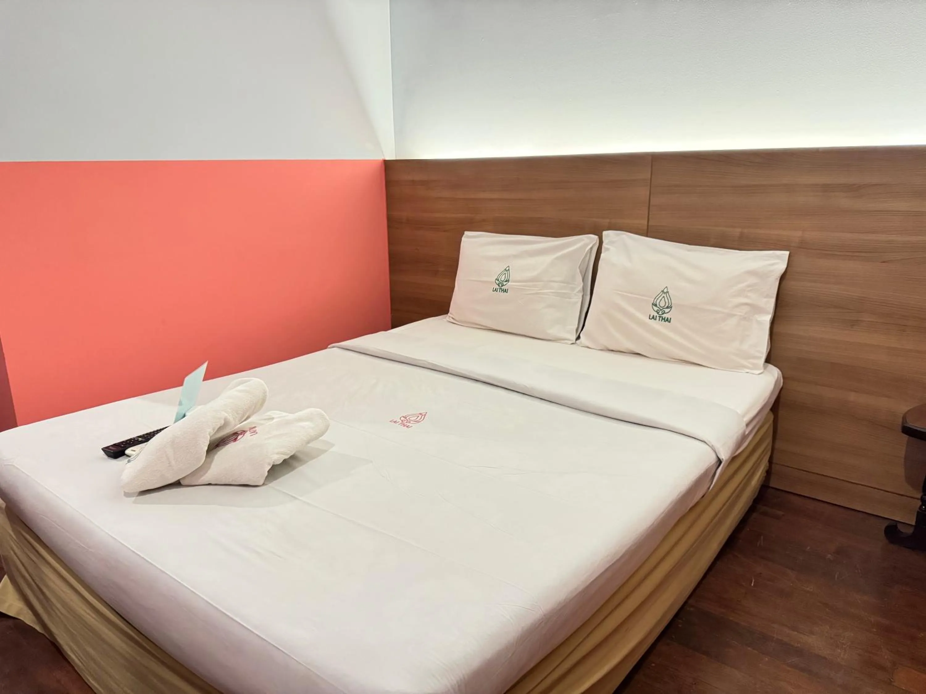 Bed in Lai Thai Guest House