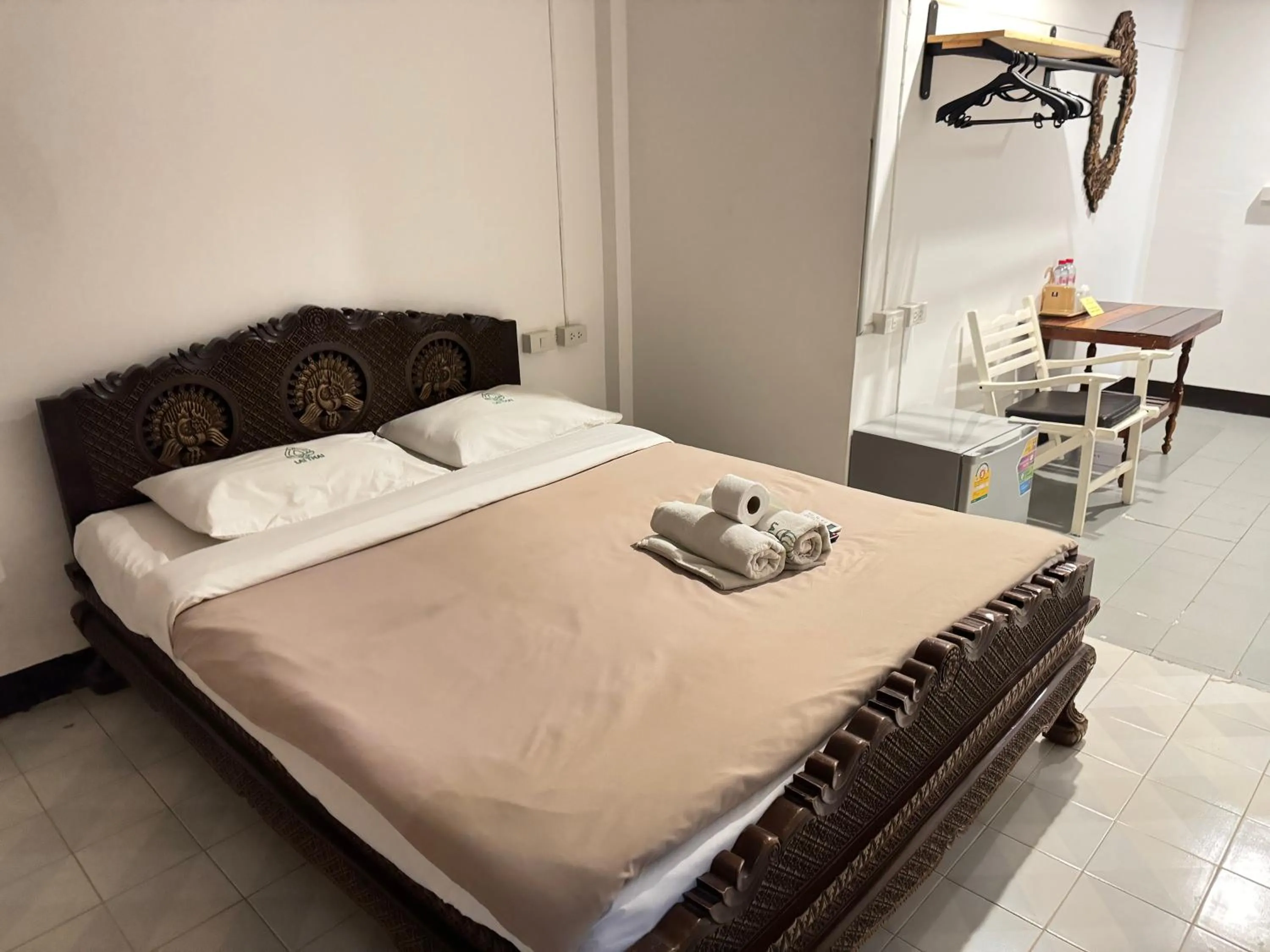 Bed in Lai Thai Guest House