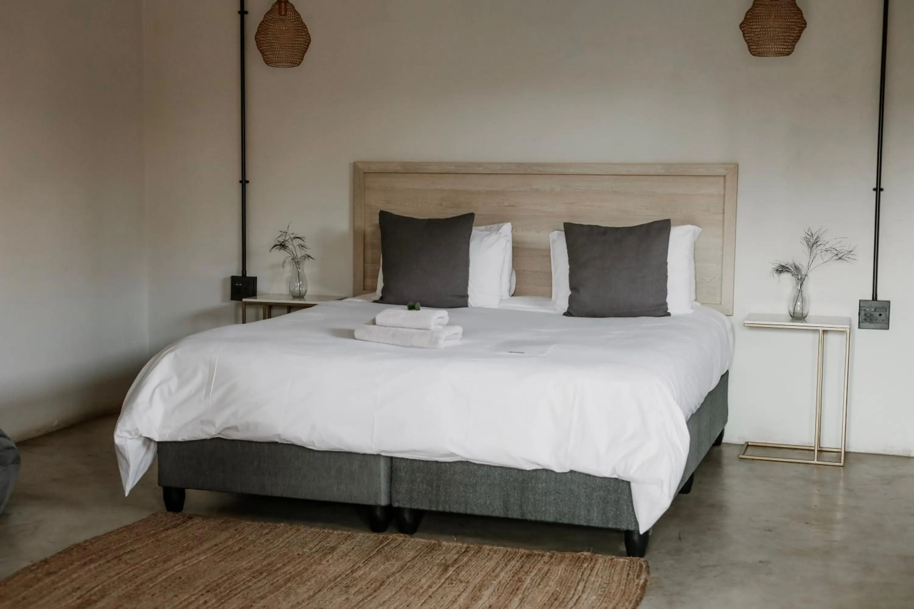 Bed in Lighthouse Guesthouse & Cafe