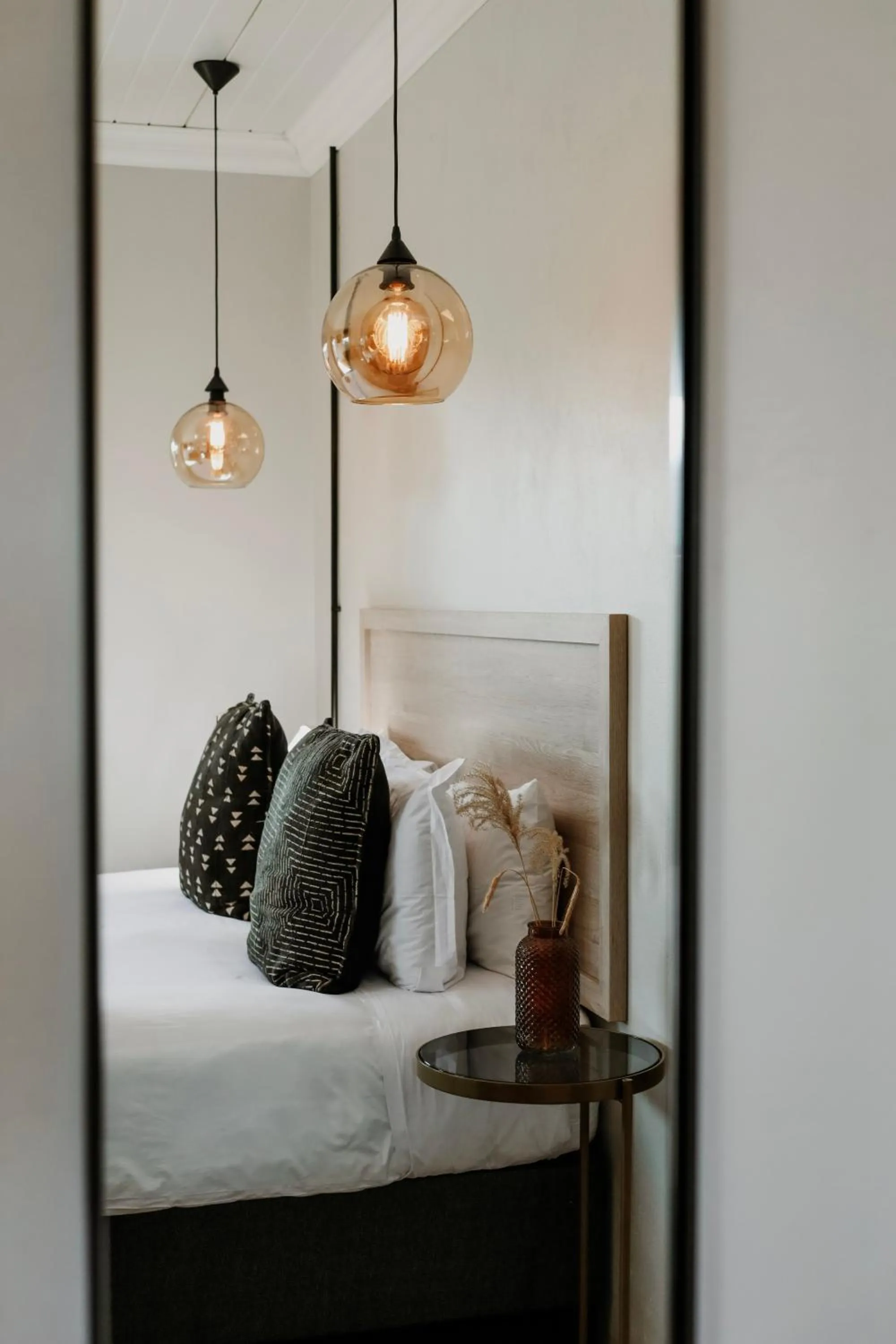 Bed in Lighthouse Guesthouse & Cafe