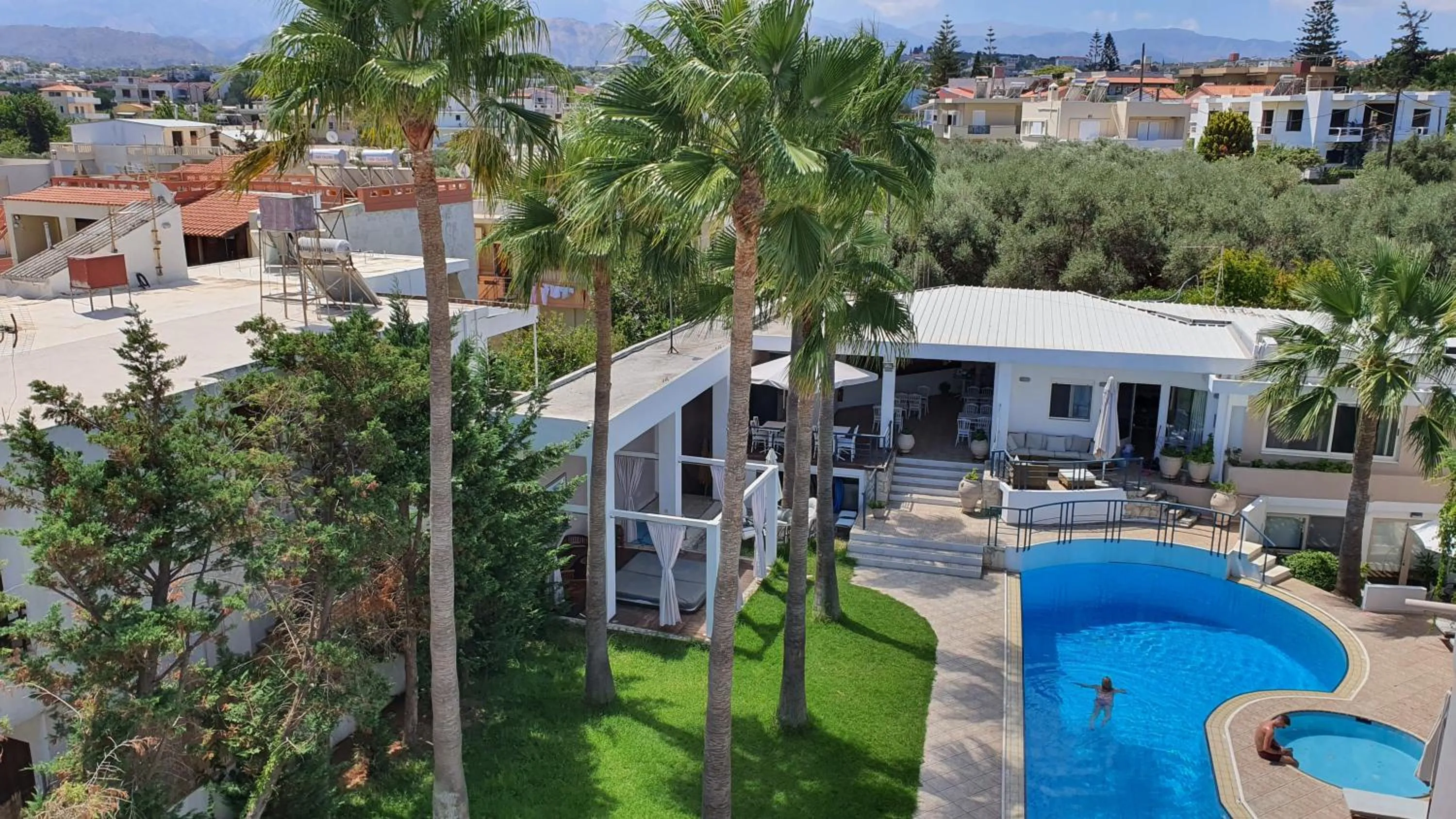 Bird's eye view in Elizabeth Suites